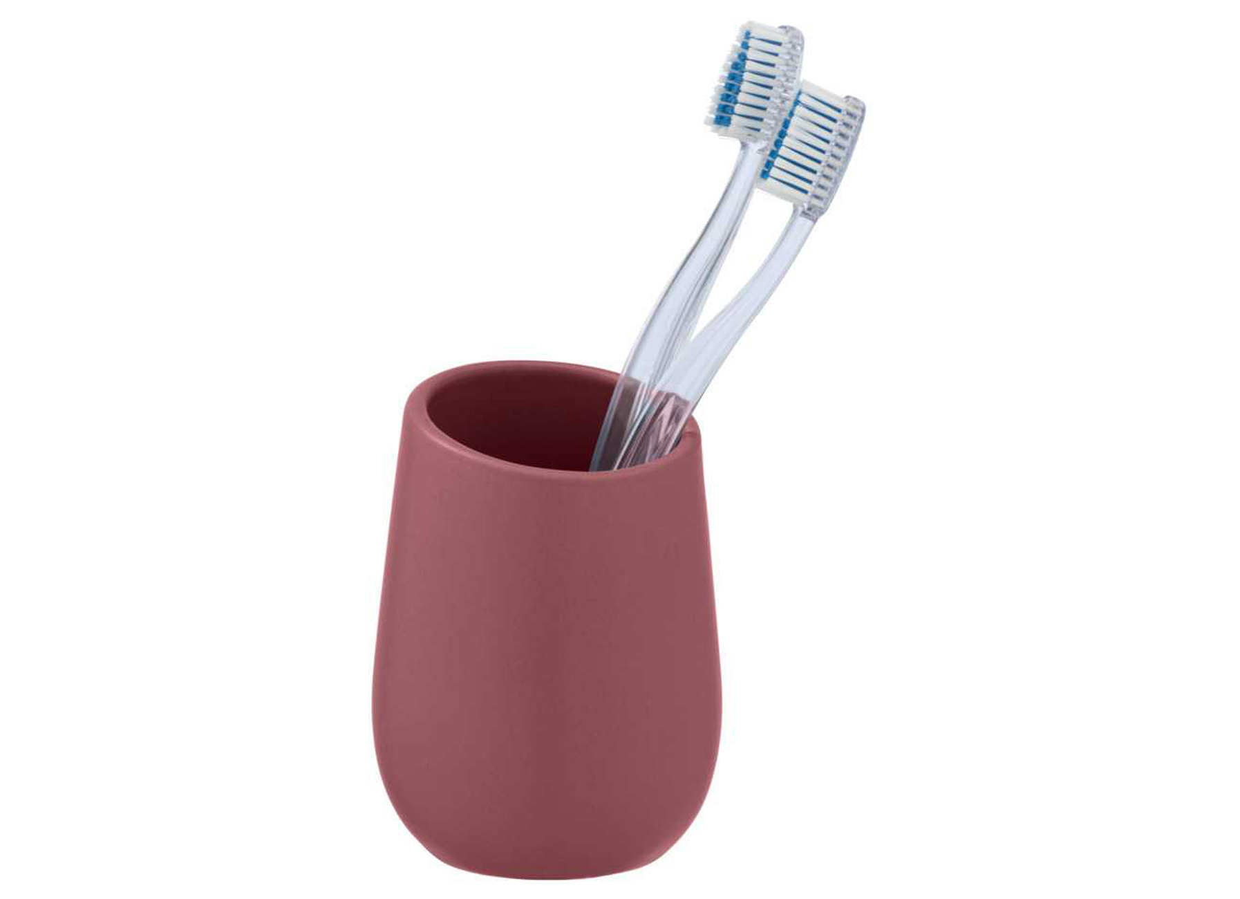 GOBELET BROSSE A DENTS BADI CERAMIQUE VIEUX ROSE