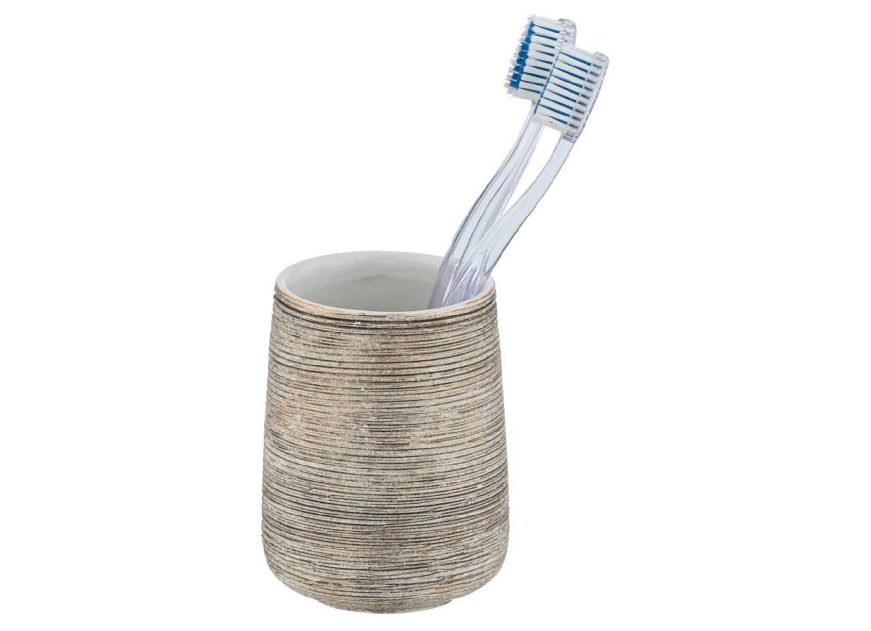 GOBELET BROSSE A DENTS FEDIO CERAMIQUE BEIGE