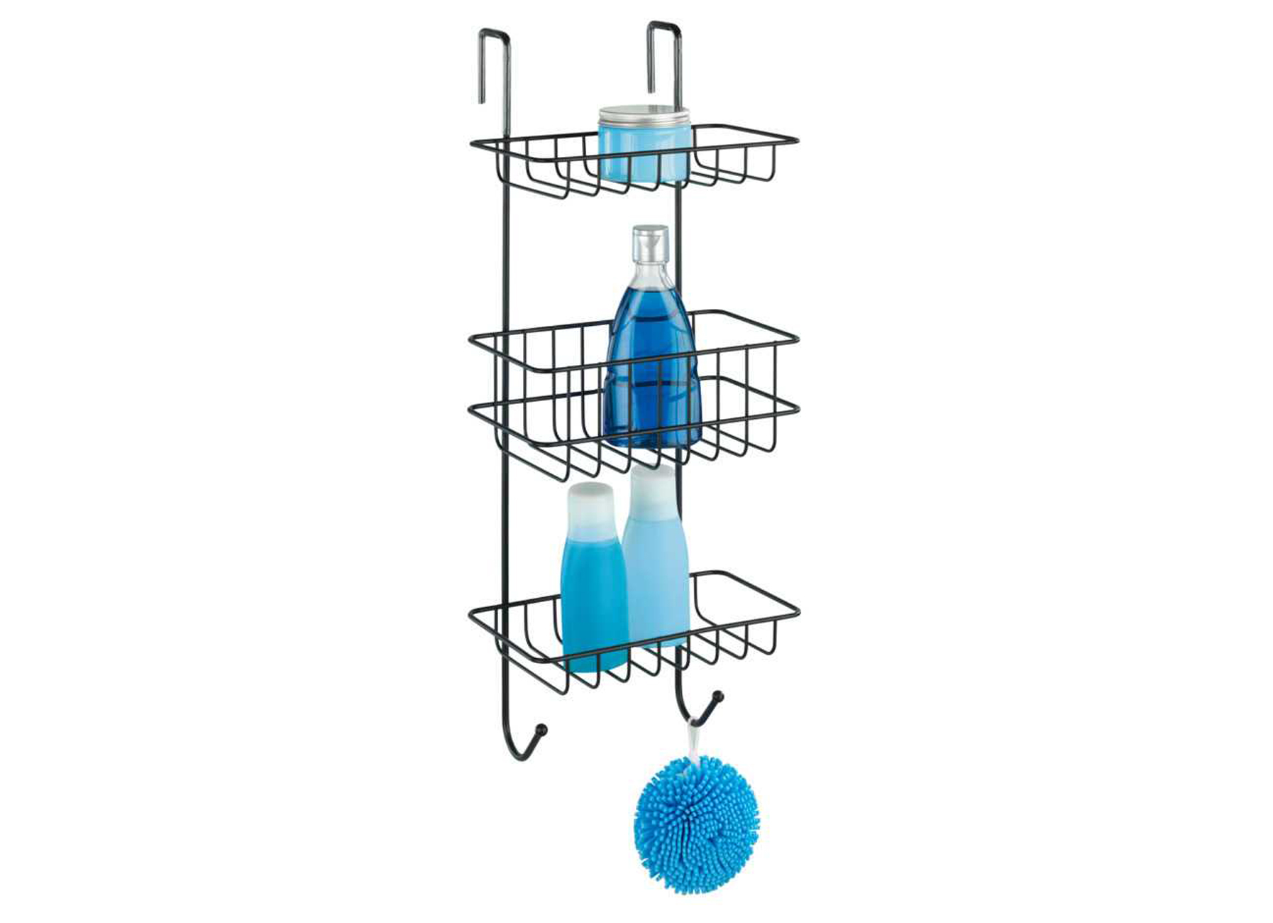 ETAGERE DE DOUCHE REVIGO 3 PANIERS NOIR