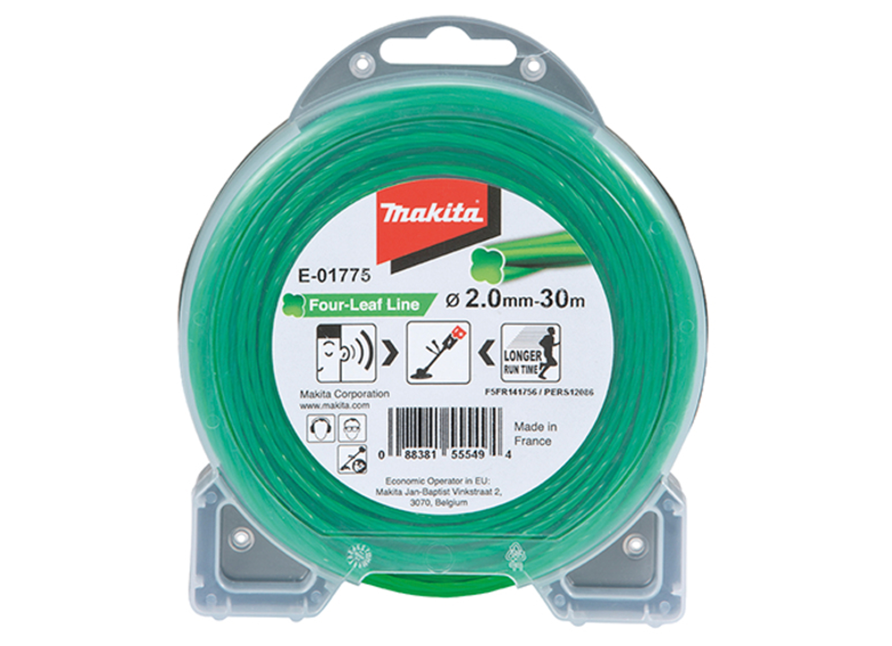 MAKITA FIL DE COUPE TREFLE Ø2MM L=30M E-01775
