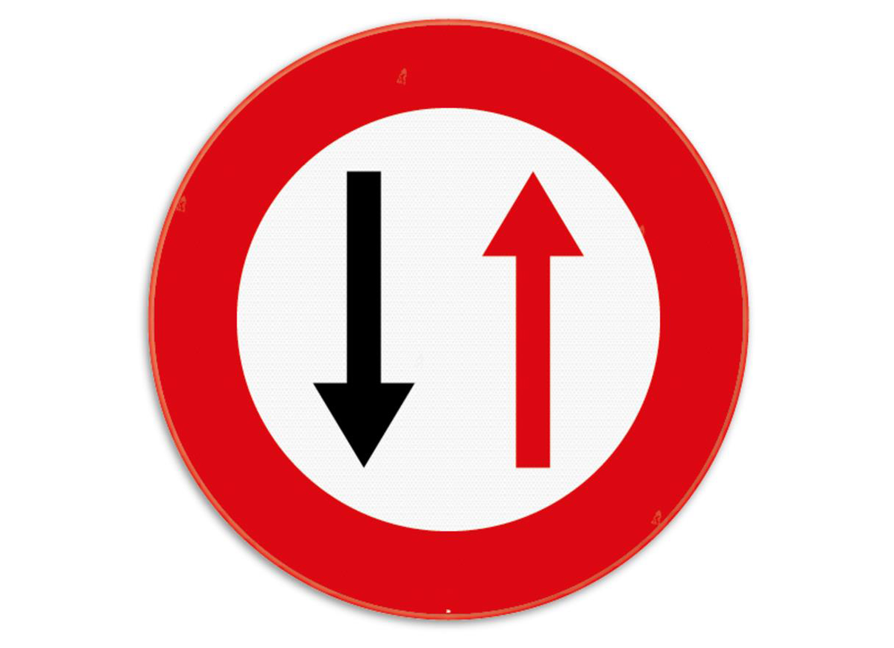 VERKEERSBORD B19 T250 Ø400MM