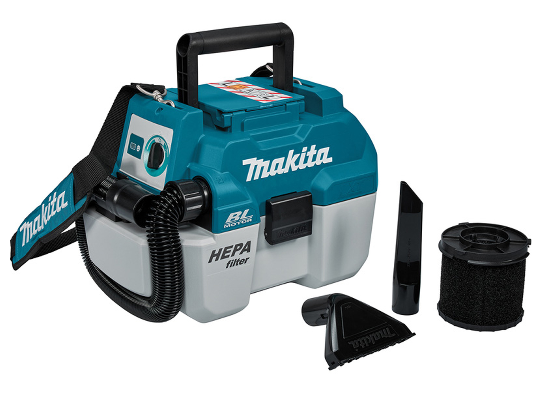 MAKITA COMPACTE STOFZUIGER LXT MET GEREEDSCHAP DVC750LZX1 18V