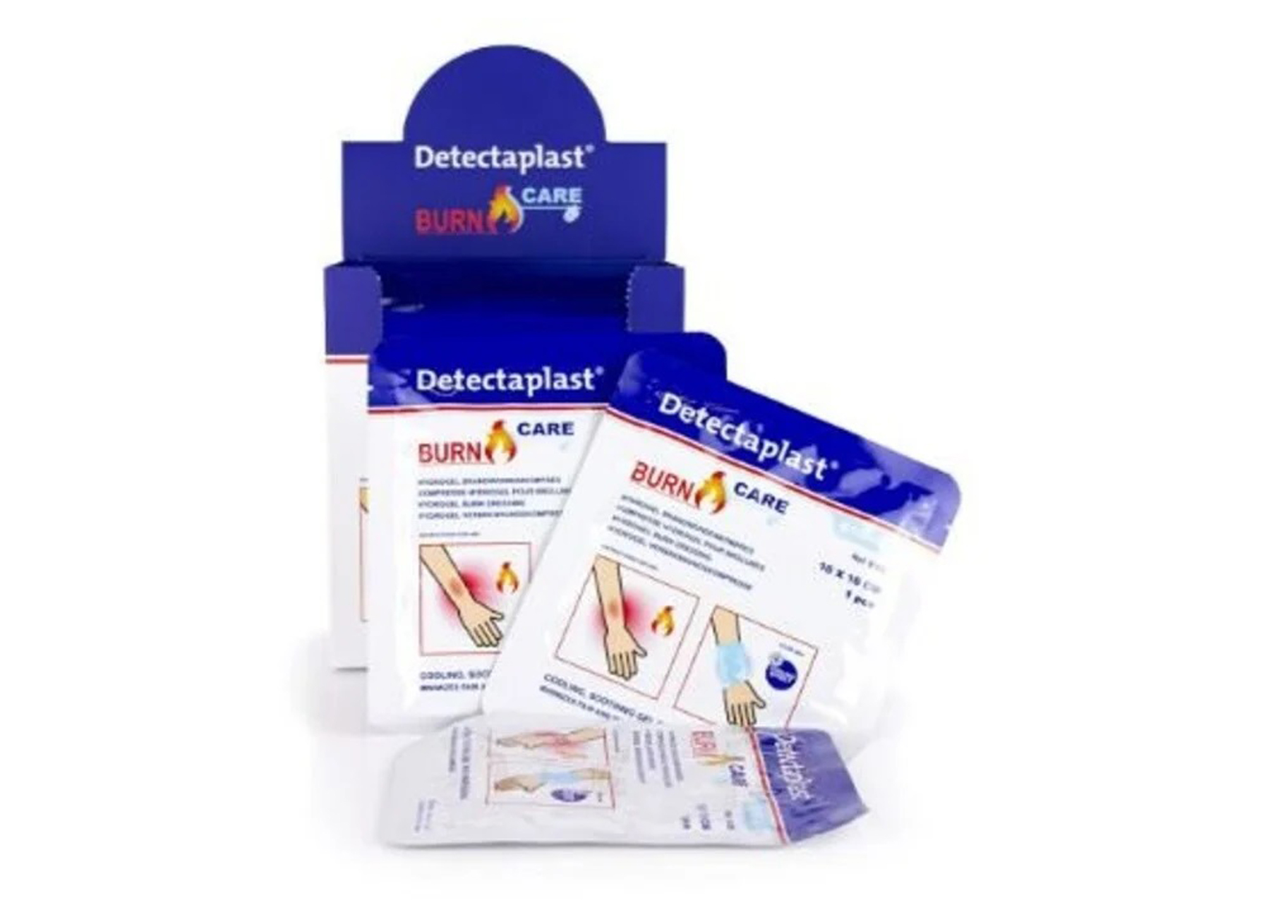 DETECTAPLAST BURN CARE HYDROGEL BRANDWONDENKOMPRES 10X10CM (20 STK)