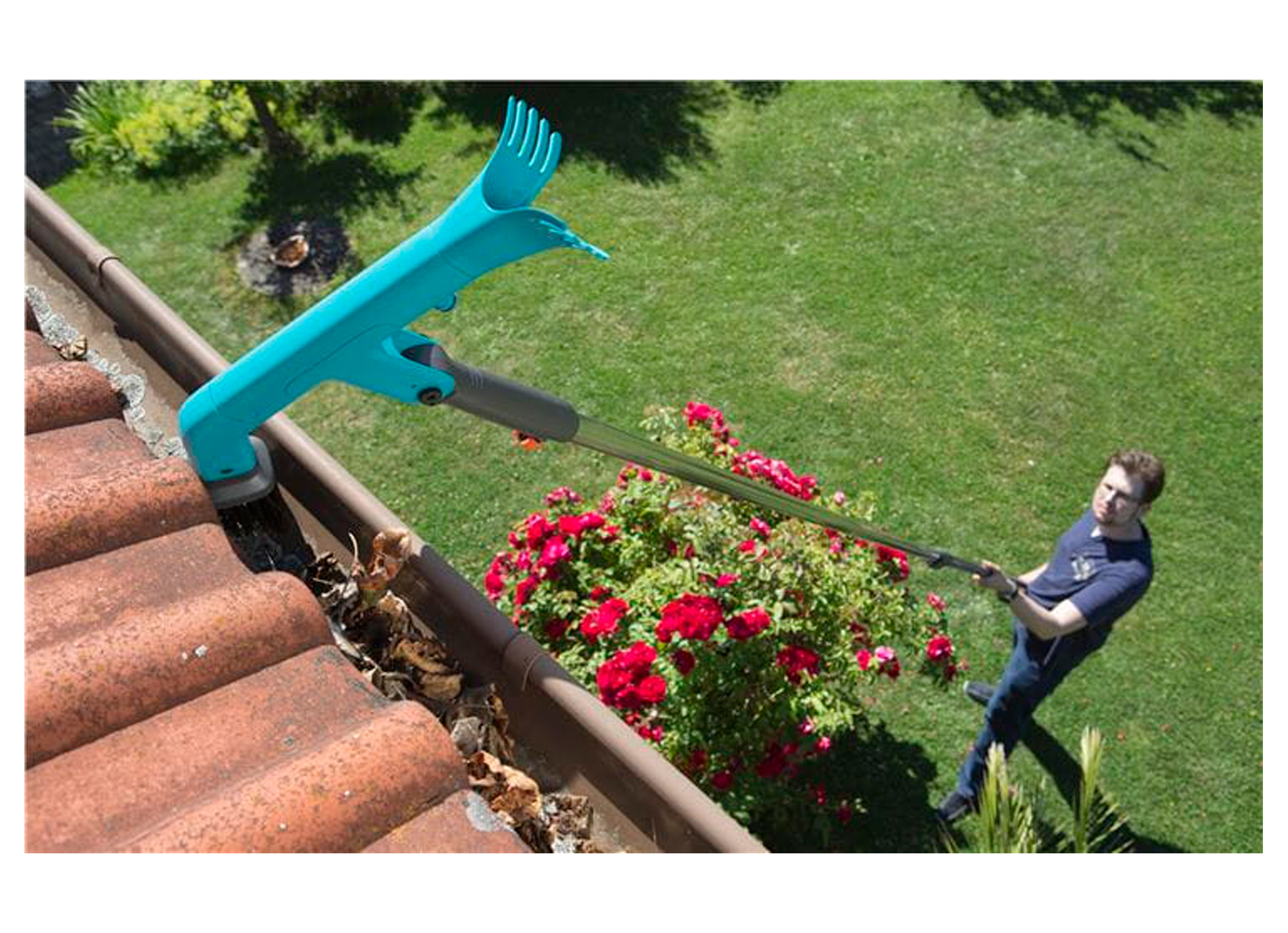 GARDENA COMBISYSTEM NETTOYEUR DE GOUTTIERES