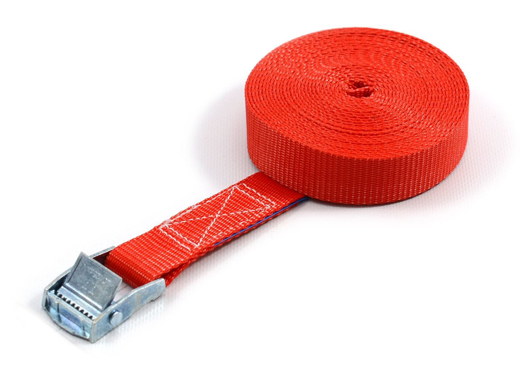 SPANBANDJES MET KLEMGESP ROOD L=0,5M