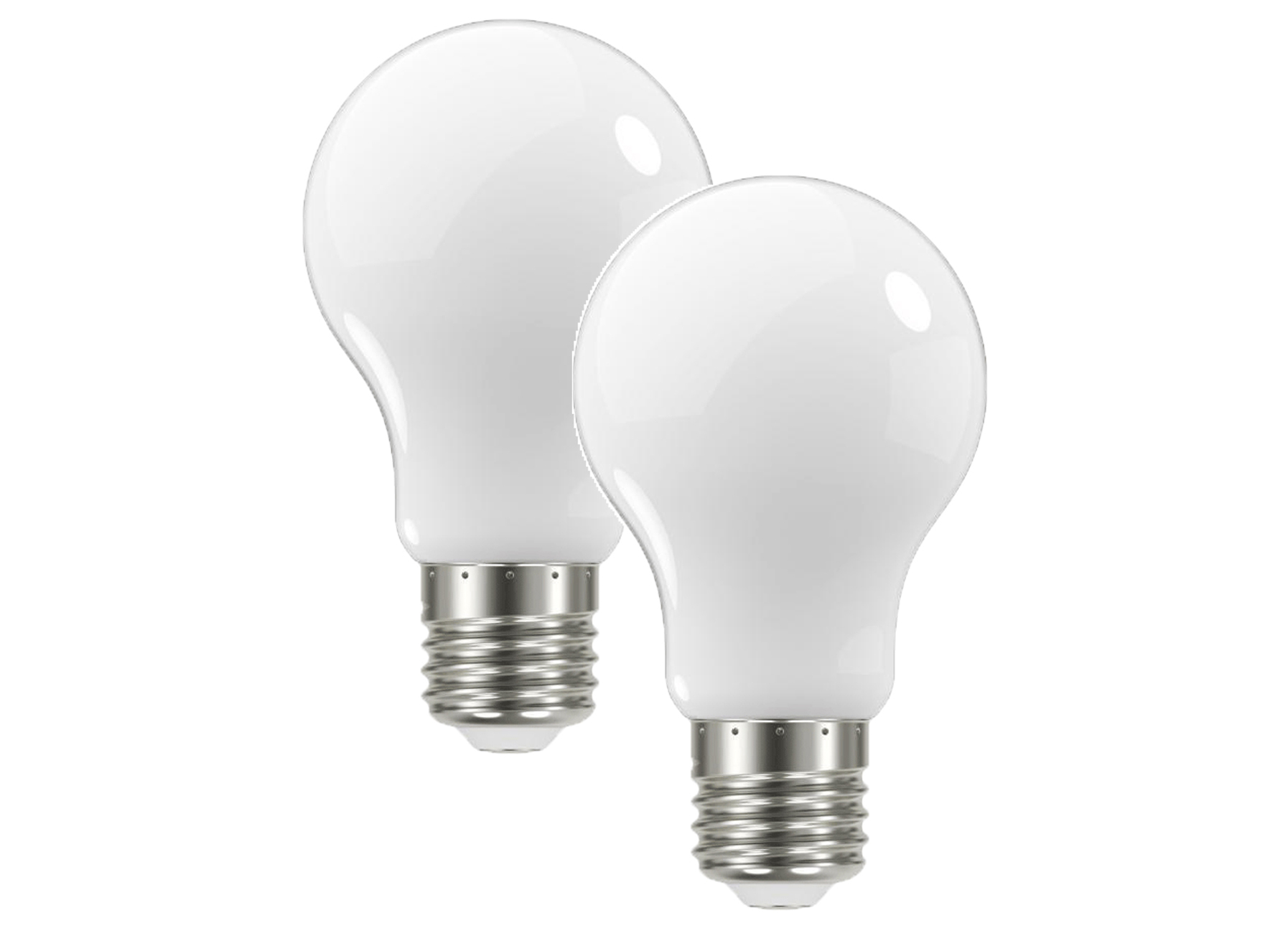 AMPOULE LED POIRE E27 4,9W 470LM BLANC 2-PACK