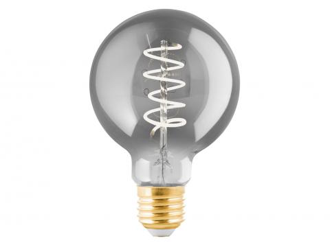 EGLO LED LAMP E27 G80 4W 2000K SMOKY