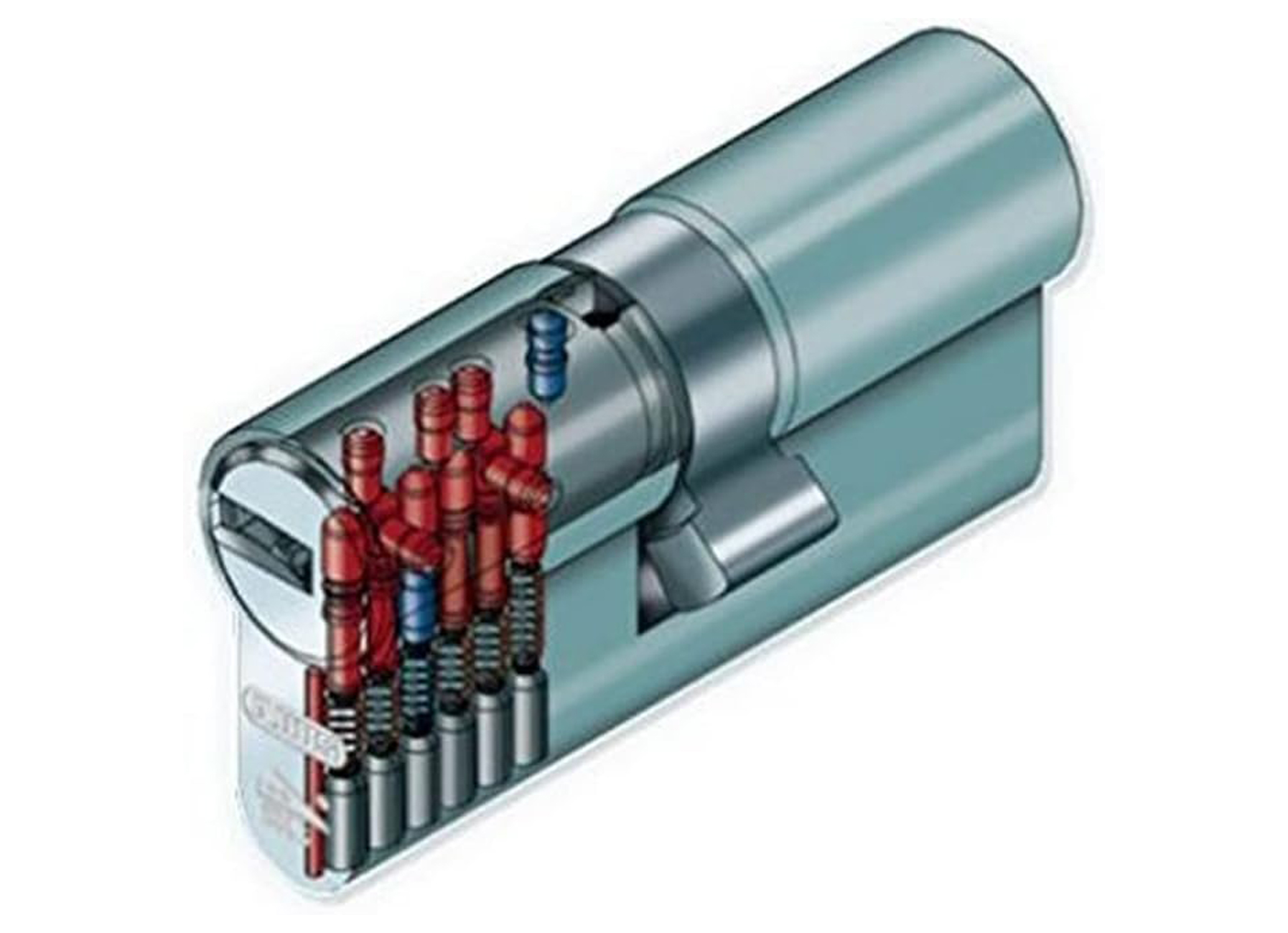 ABUS CYLINDRE DE PORTE A BOUTON KXP20SN Z30/K30