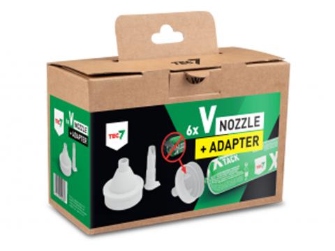 TEC7 EMBOUT EN V + ADAPTATEUR POUR BOUDINS (6 PCS)