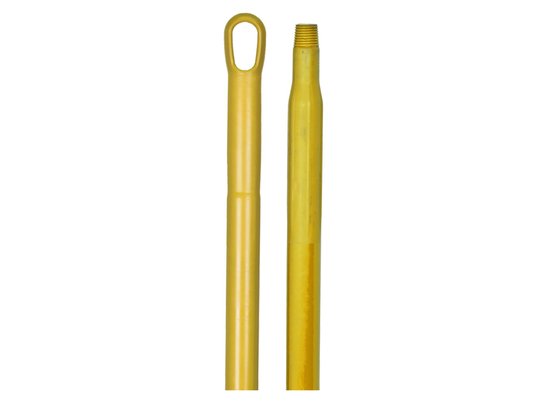 BROSSER MANCHE MONOBLOC 150CM X 32MM JAUNE