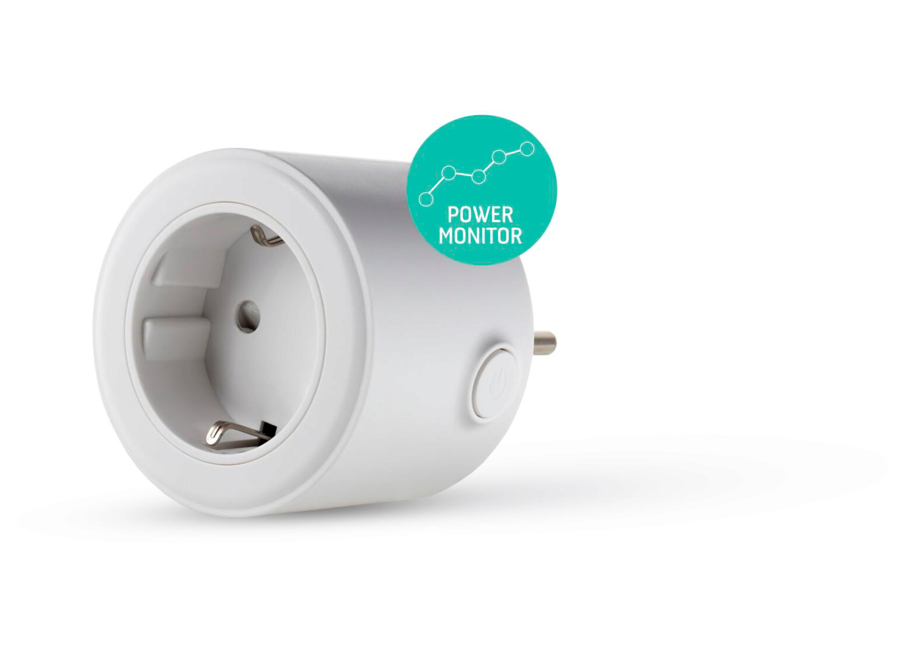 QNECT SMART STOPCONTACT MET ENERGIEMONITOR 16A WIT