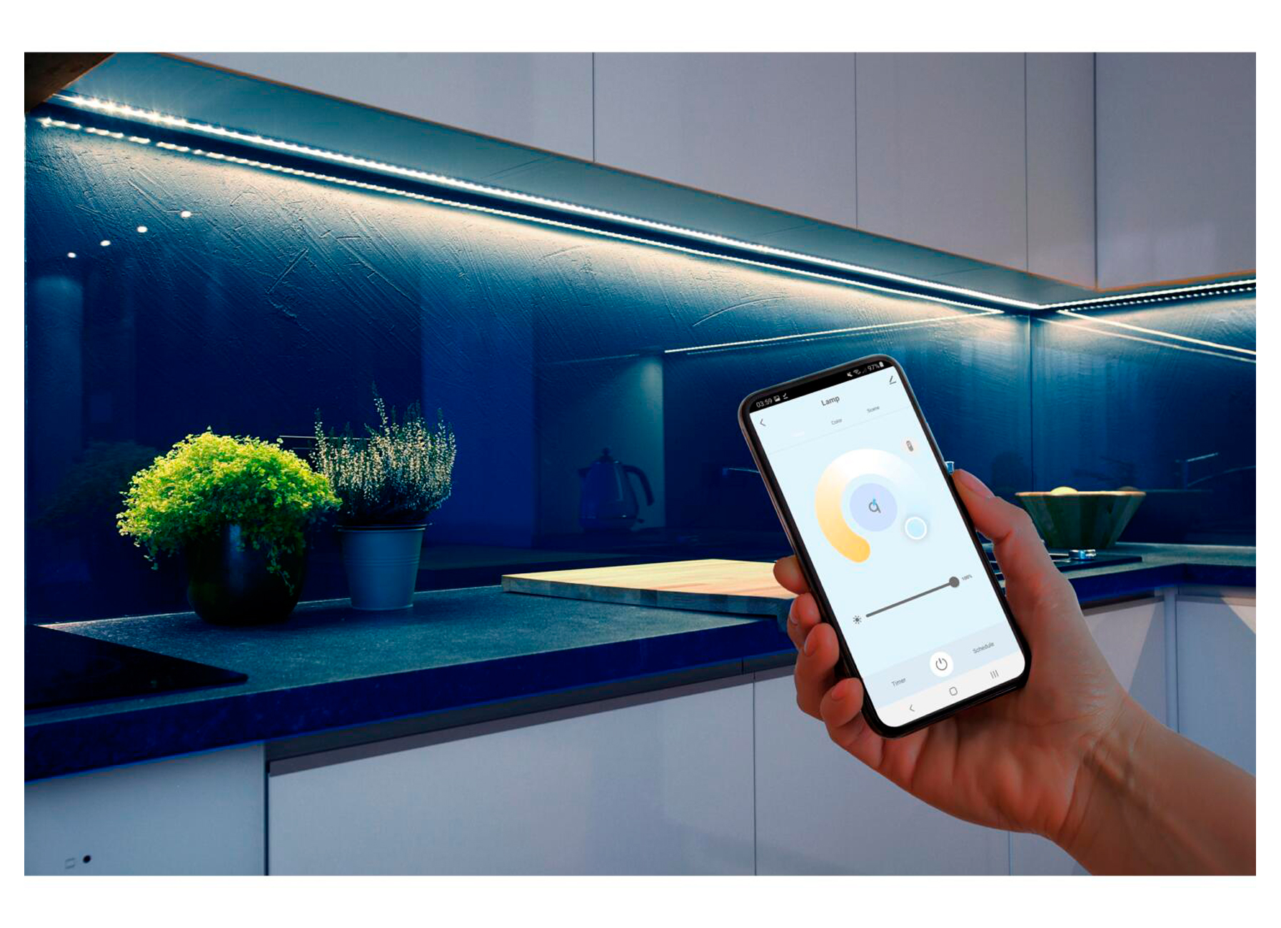 QNECT BANDE LED INTELLIGENTE MULTICOULEUR RGB 2M