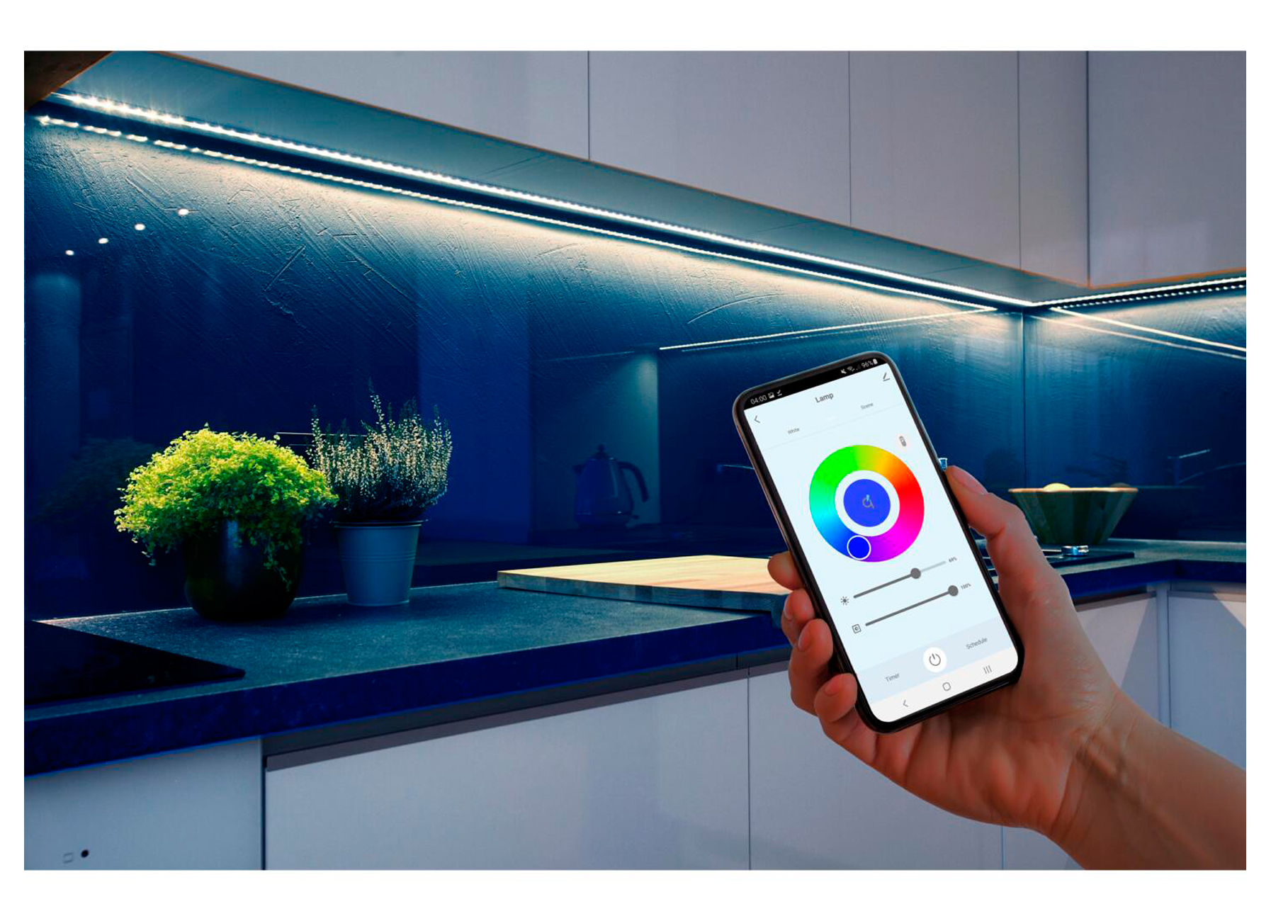 QNECT EXTENSION DE BANDE LED INTELLIGENTE MULTICOULEUR RGB 1M