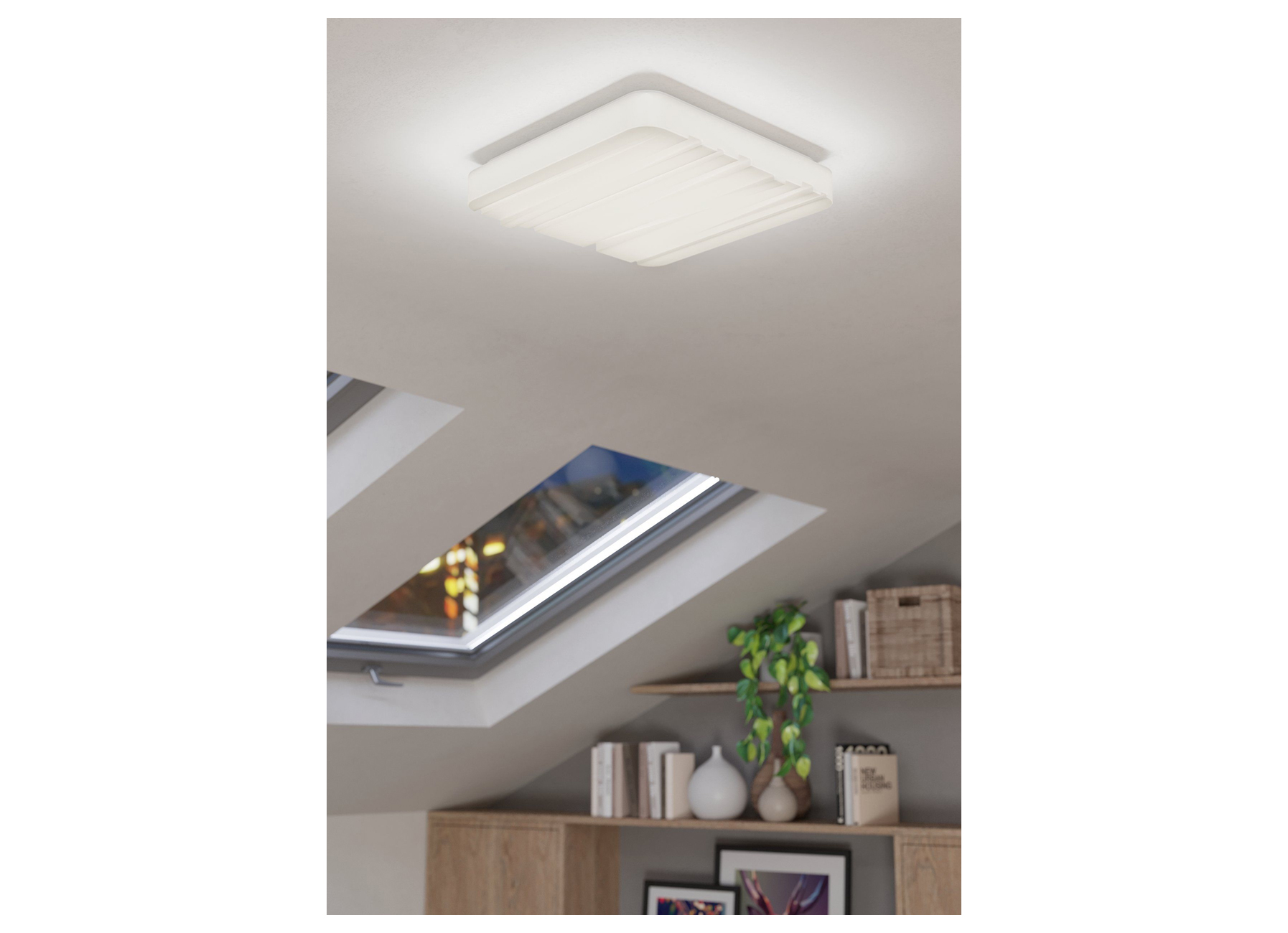 EGLO PLAFONDLAMP FERENTINO 330X330X60MM WIT