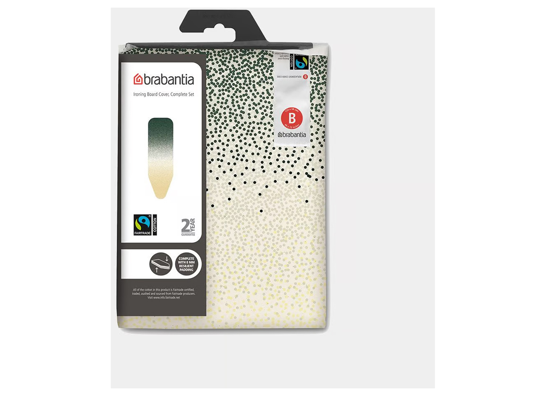 BRABANTIA STRIJKPLANKHOES B 124X38CM NEW DAWN COMPLETE SET