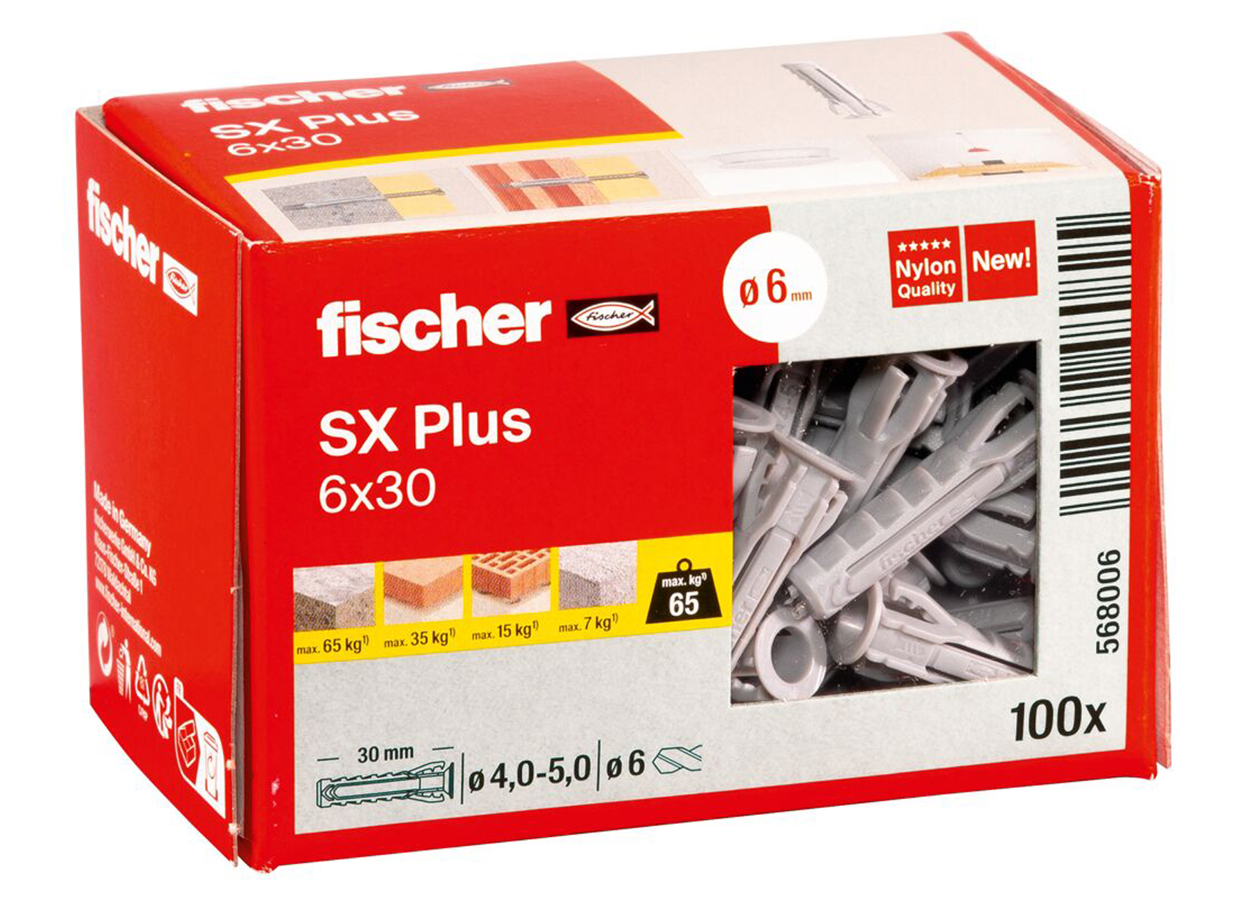 FISCHER SX PLUS 6X30 100 STK