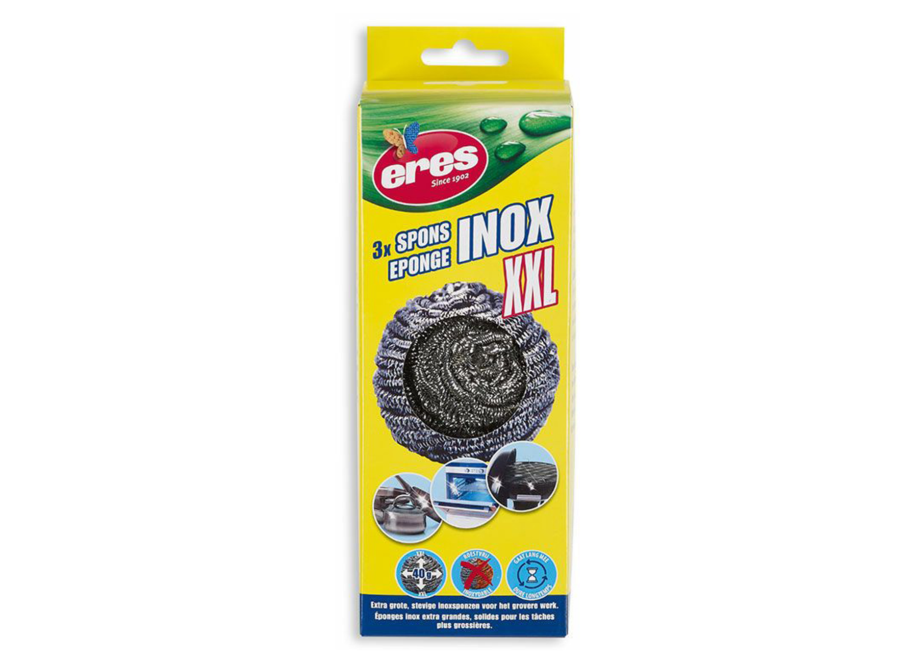 ERES XXL INOXSPONS - 3 STUKS