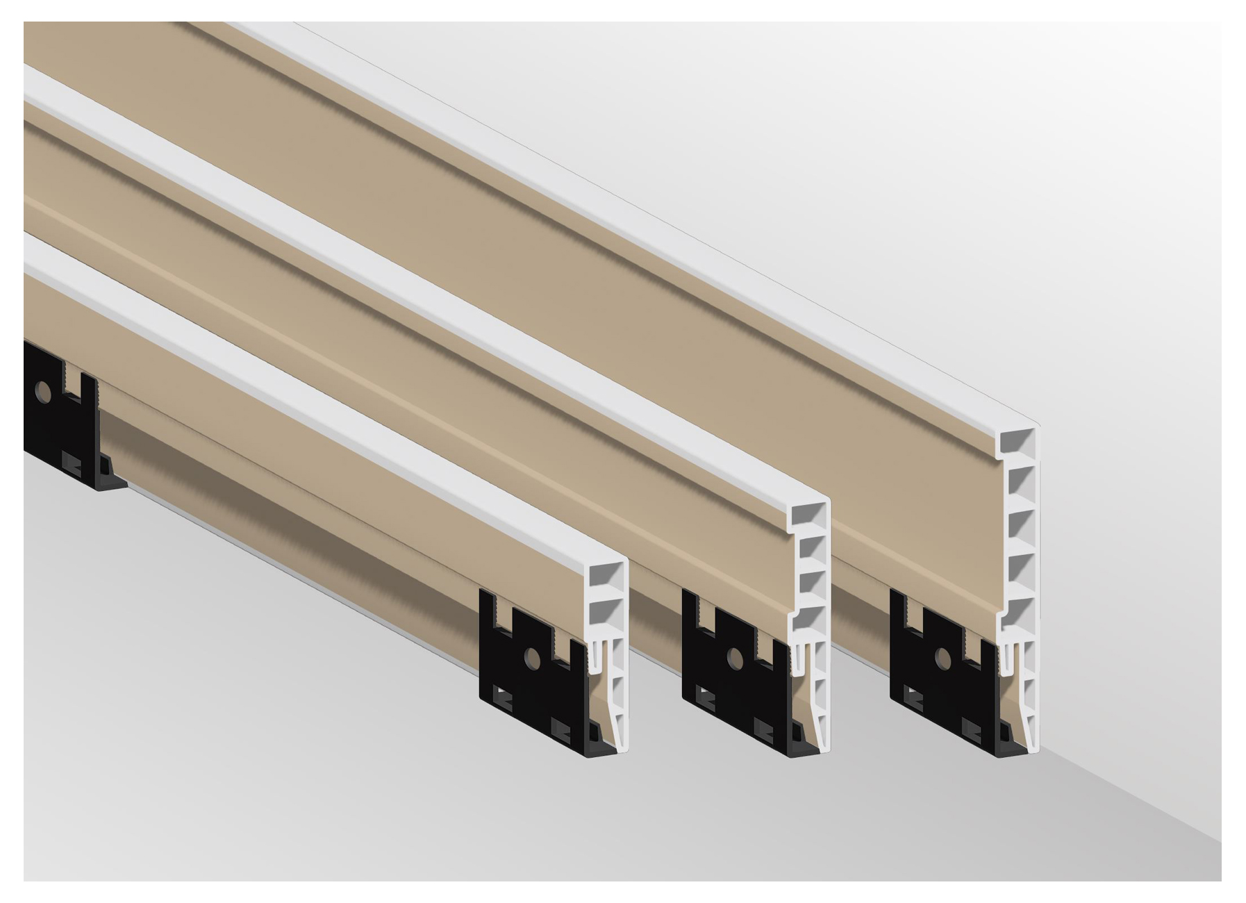 AQUASTEP PLINTHE EN SPC HYDROFUGE LEEDS 60X15MM L=240CM