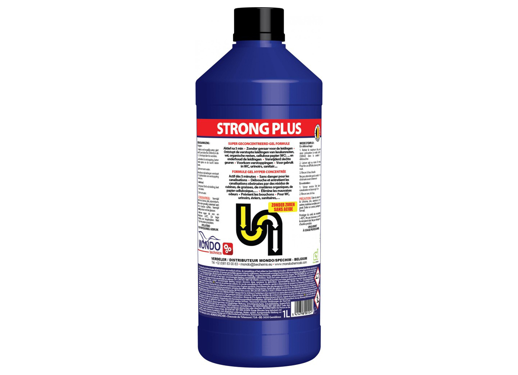 MONDO STRONG PLUS DEBOUCHEUR 1L
