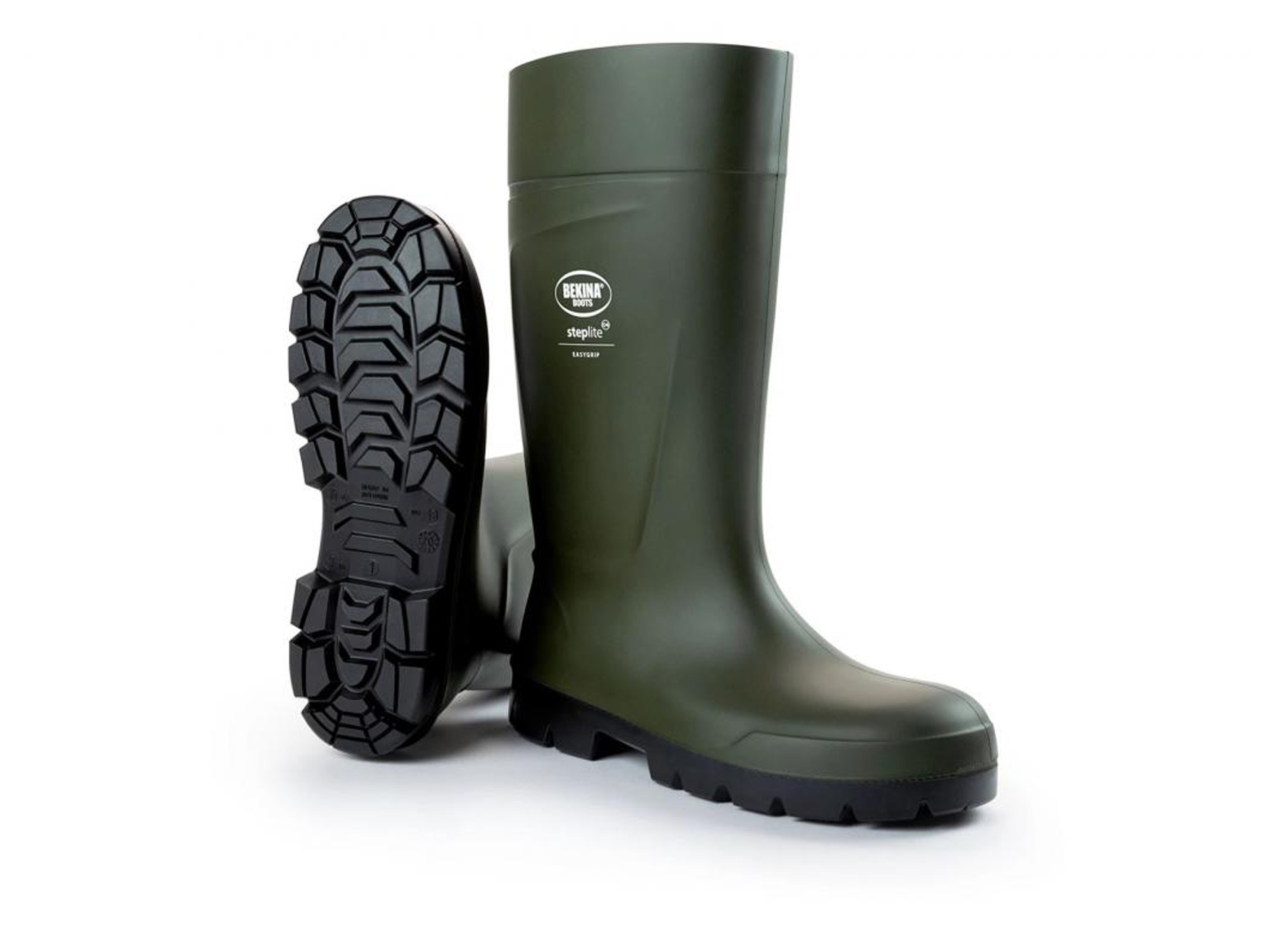 BEKINA BOTTES STEPLITE EASYGRIP VERT/NOIR 04