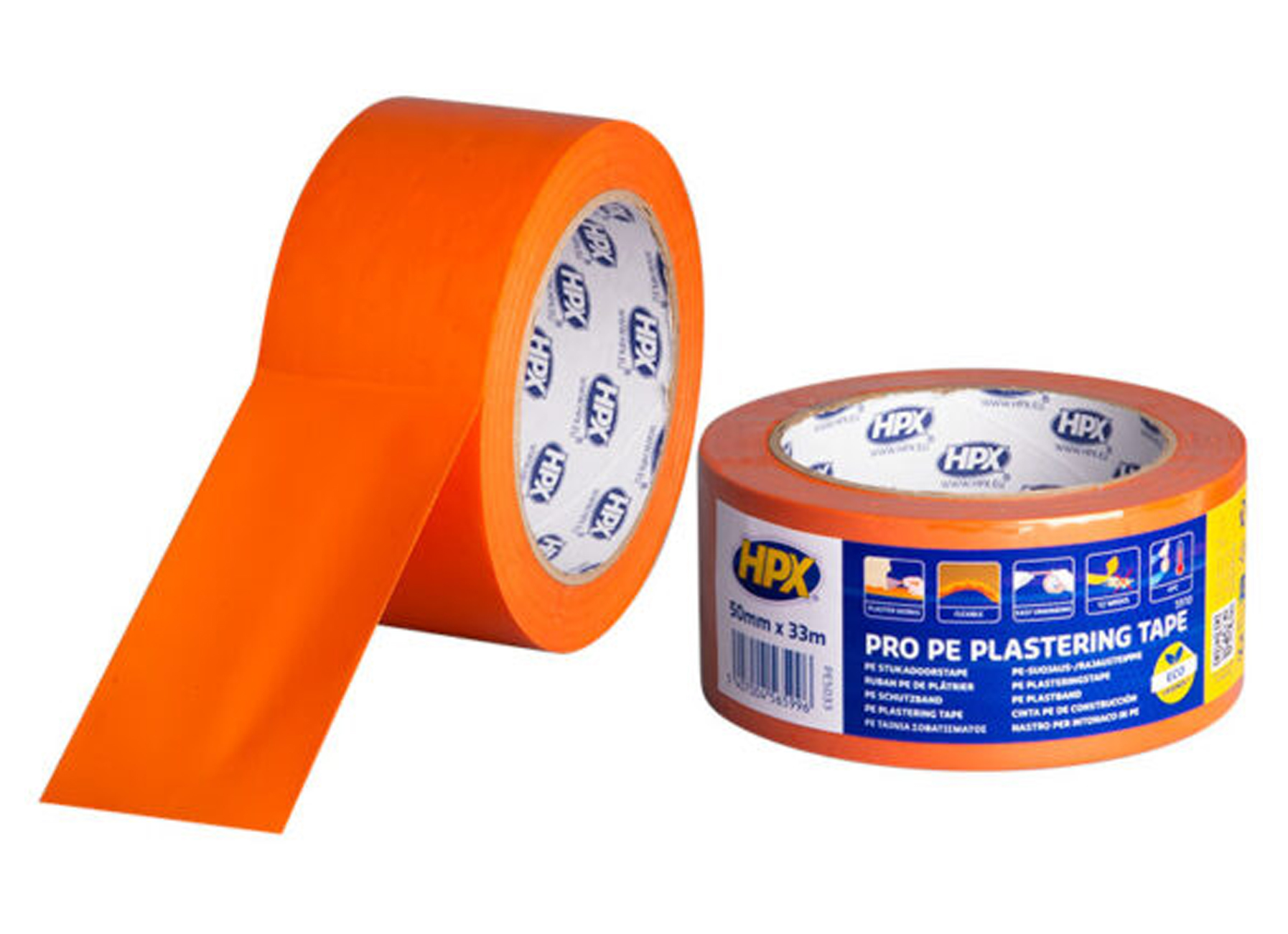 HPX PRO PE PLASTERING TAPE ORANJE 50MMX33M