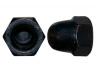 ECROU BORGNE HEXAGONAL DIN 1587 M6 BLACKTOP (12 PC)