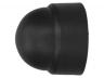 Capuchon de protection pour écrou hexagonal M6, ouverture de clé 10 mm, noir RAL 9005