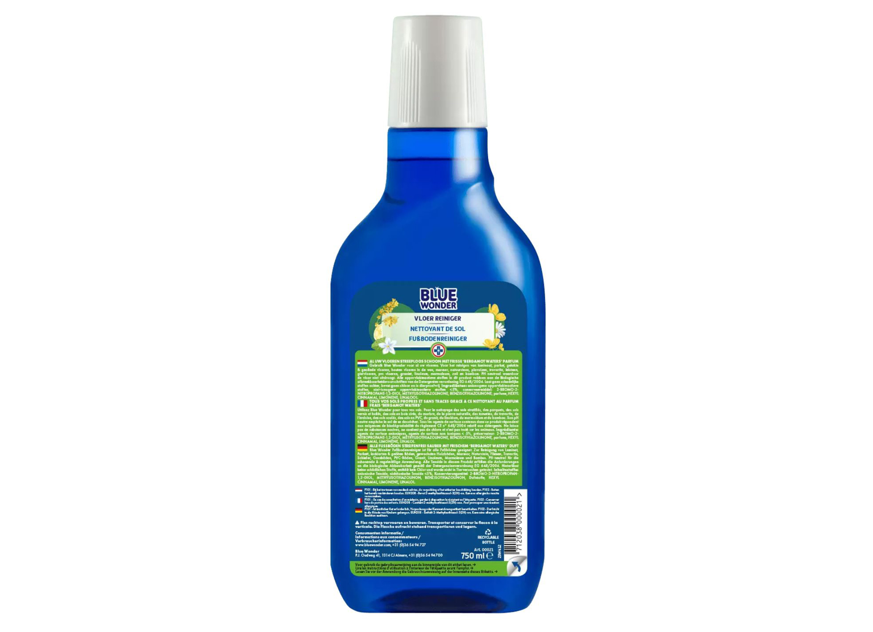 BLUE WONDER VLOER REINIGER 750 ML