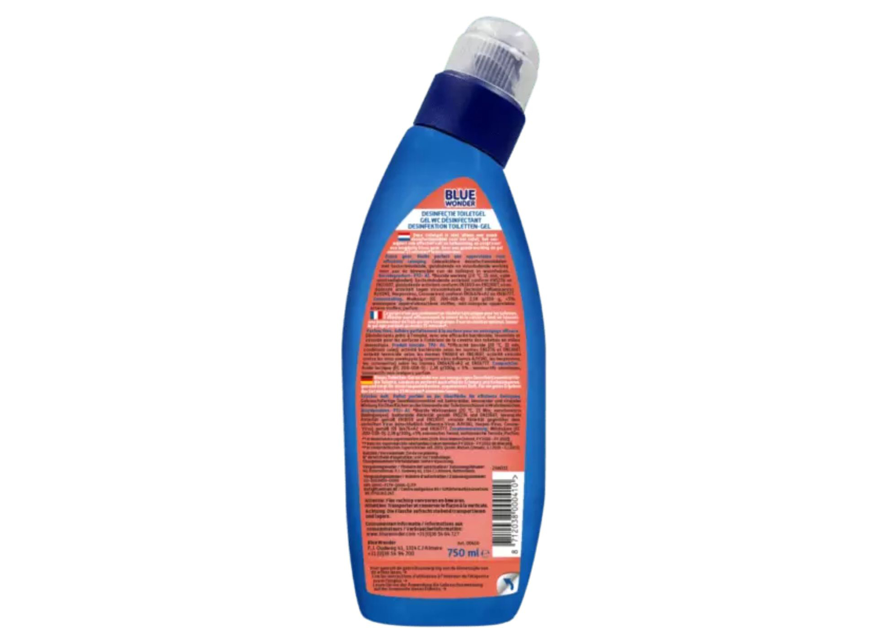 BLUE WONDER DESINFECTIE TOILETGEL 750ML