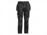 JOBMAN PANTALON DE TRAVAIL STRETCH 2326 POCHES HOLSTER NOIR C58