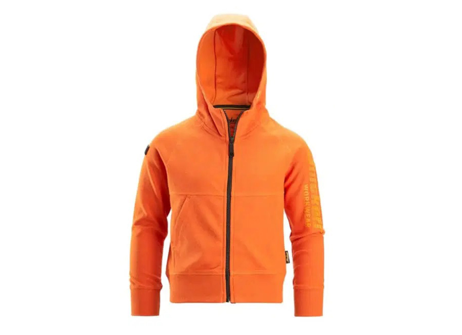 SNICKERS SWEATSHIRT A CAPUCHE JUNIOR AVEC LOGO ORANGE CHAUD T=134/140