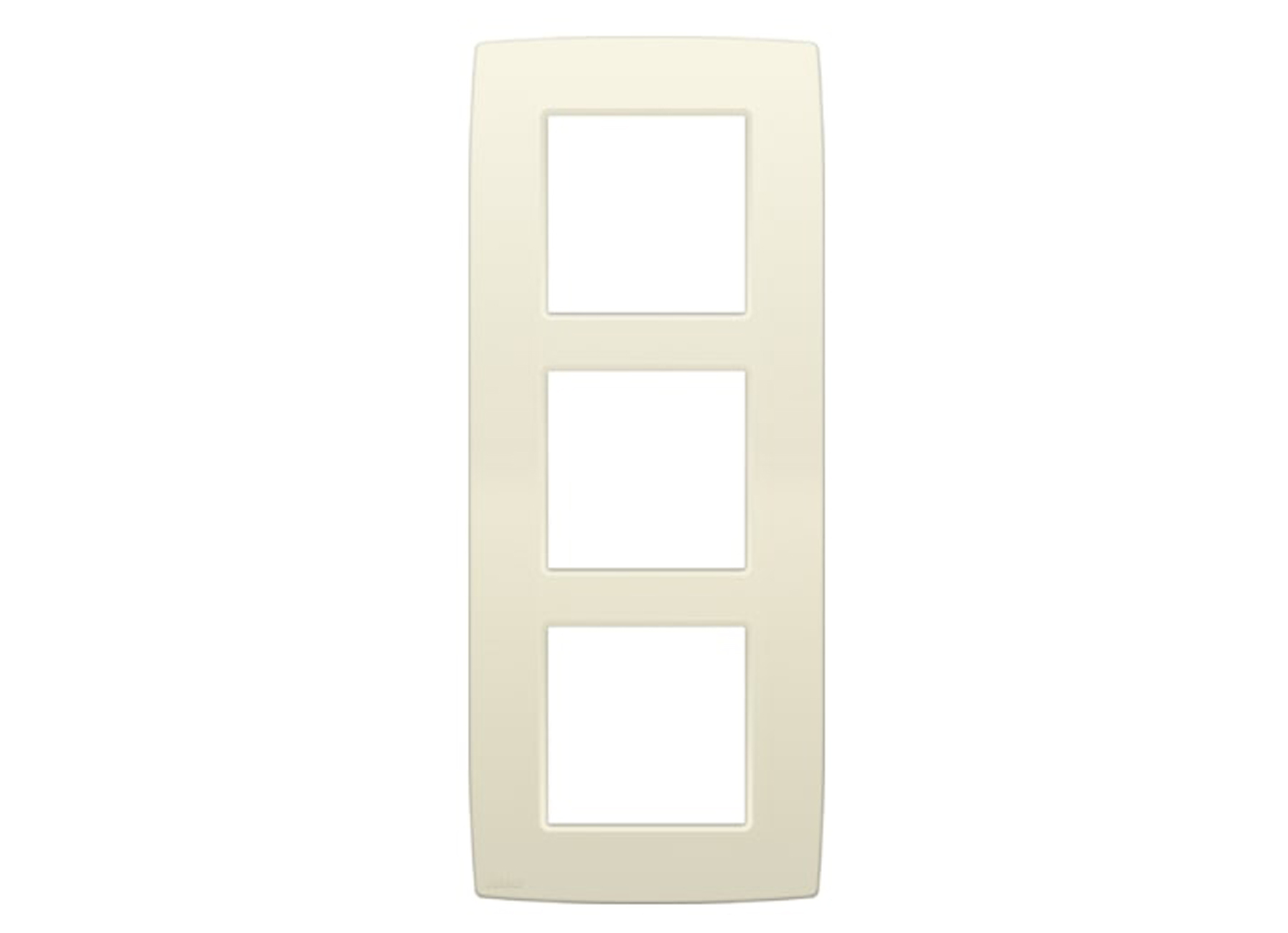 NIKO PLAQUE DE RECOUVREMENT TRIPLE VERTICAL ORIGINAL CREAM