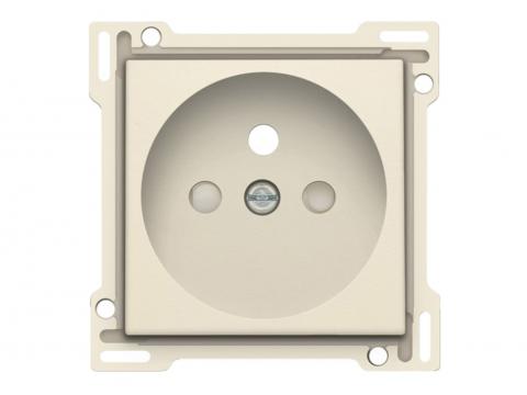 NIKO ENJOLIVEUR POUR PRISE AVEC BROCHE DE TERRE 28,5MM CREAM