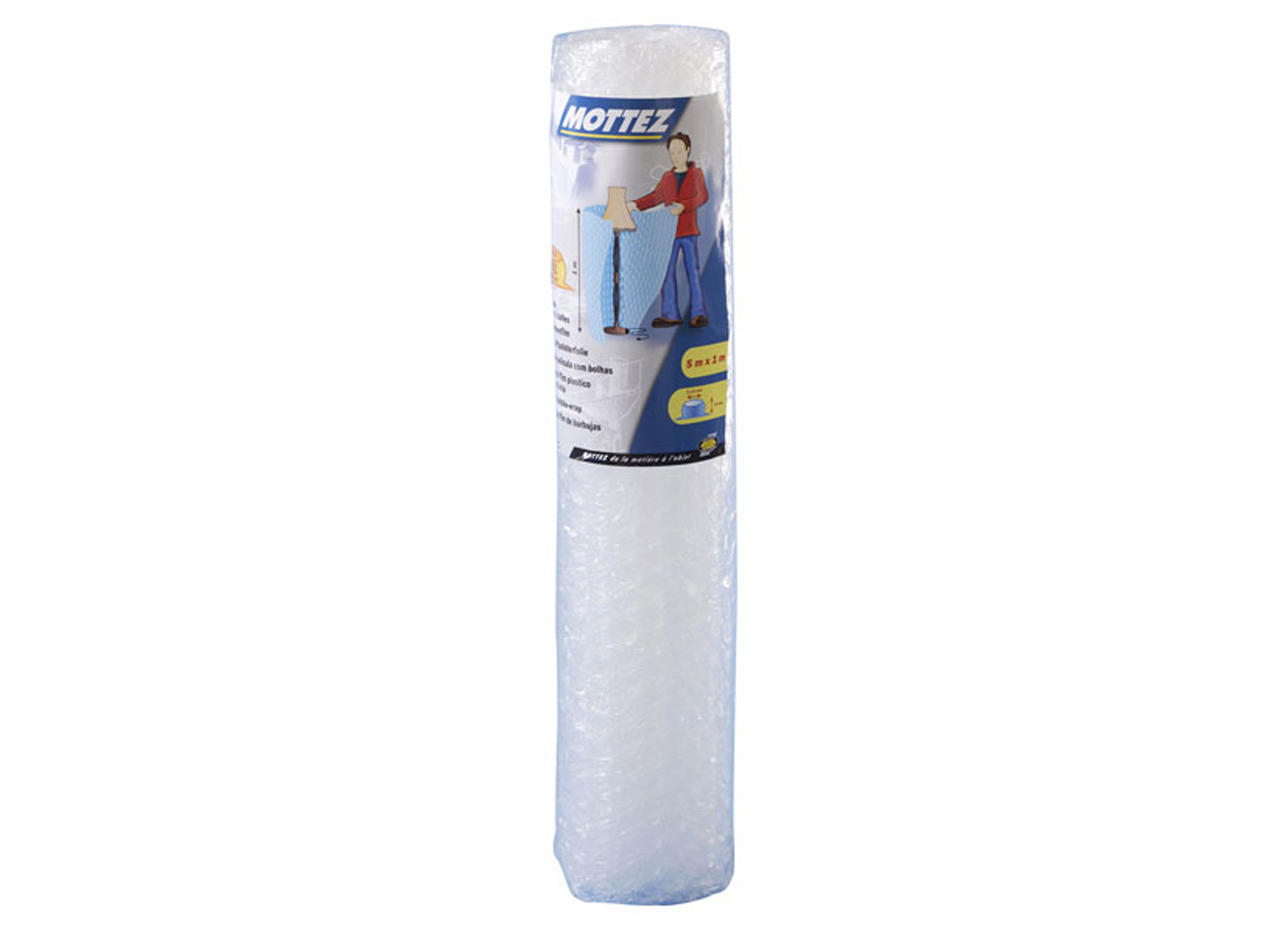 MOTTEZ ROULEAU DE PROTECTION FILM BULLES ECO 10M X 100CM 50 MICRONS