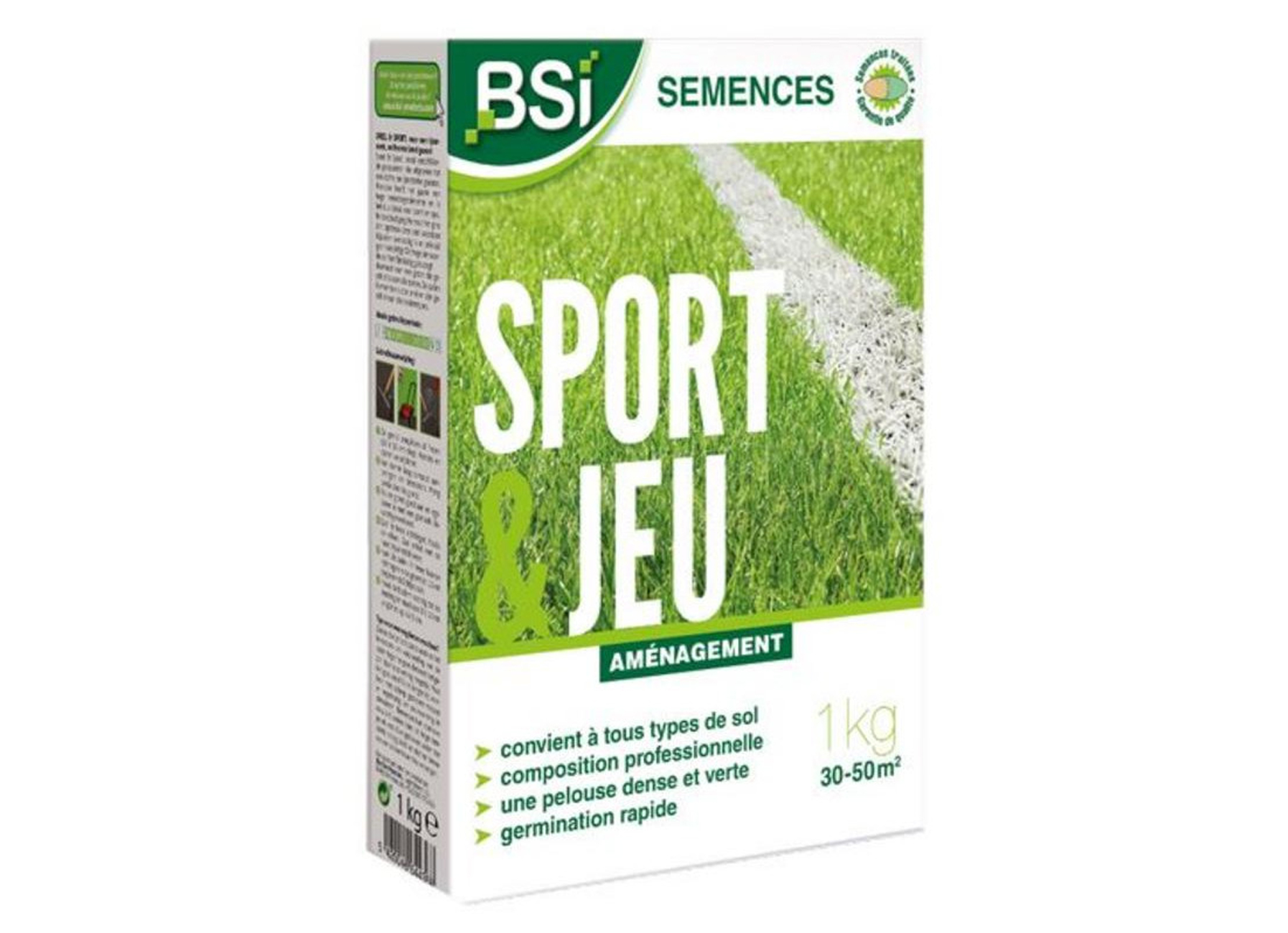 BSI SEMENCES GAZON SPORT ET JEUX 1 KG