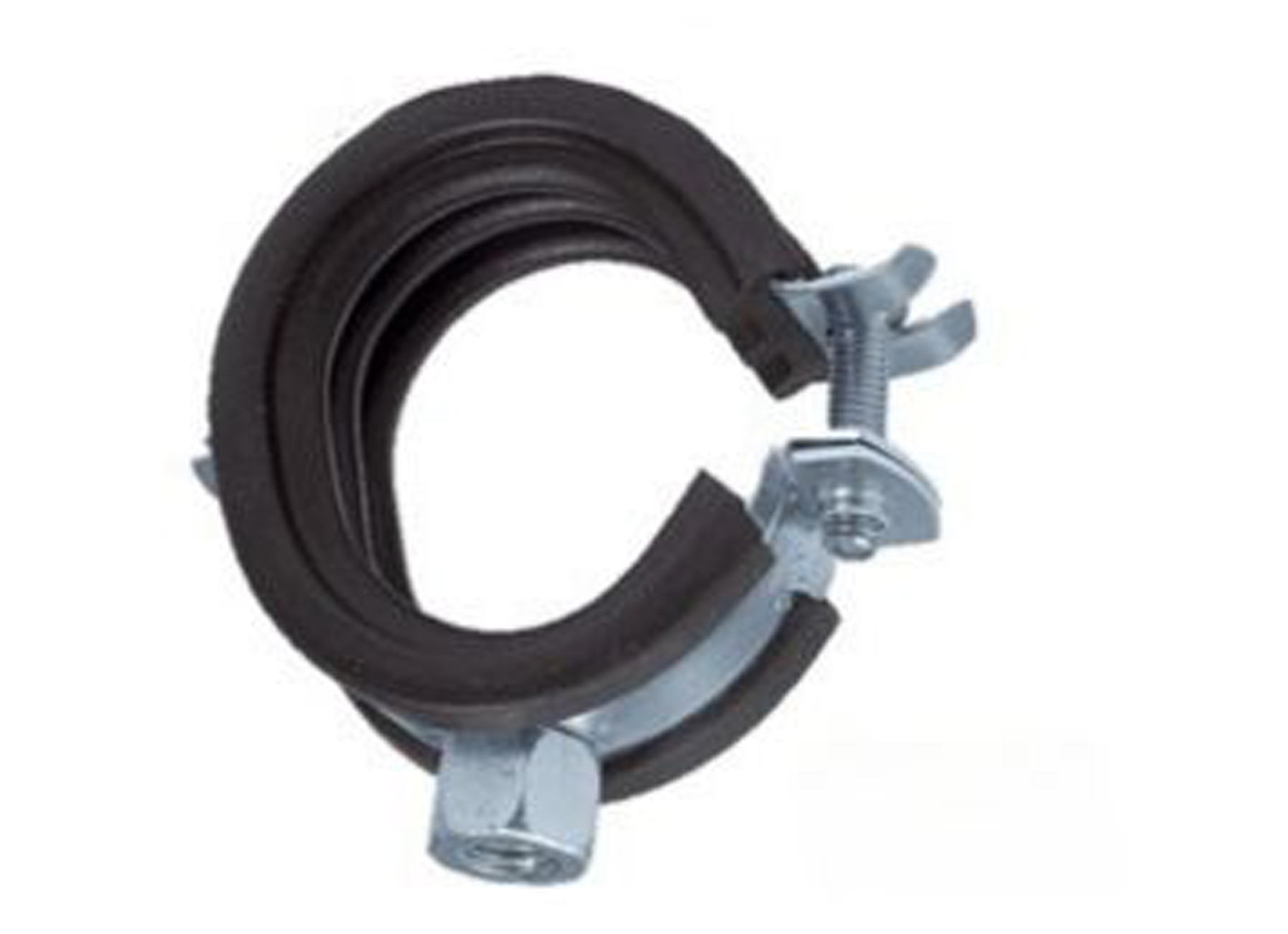 SUPPORT DE TUYAU QUICK GALVANISE M8-1S-EPDM 40-46MM