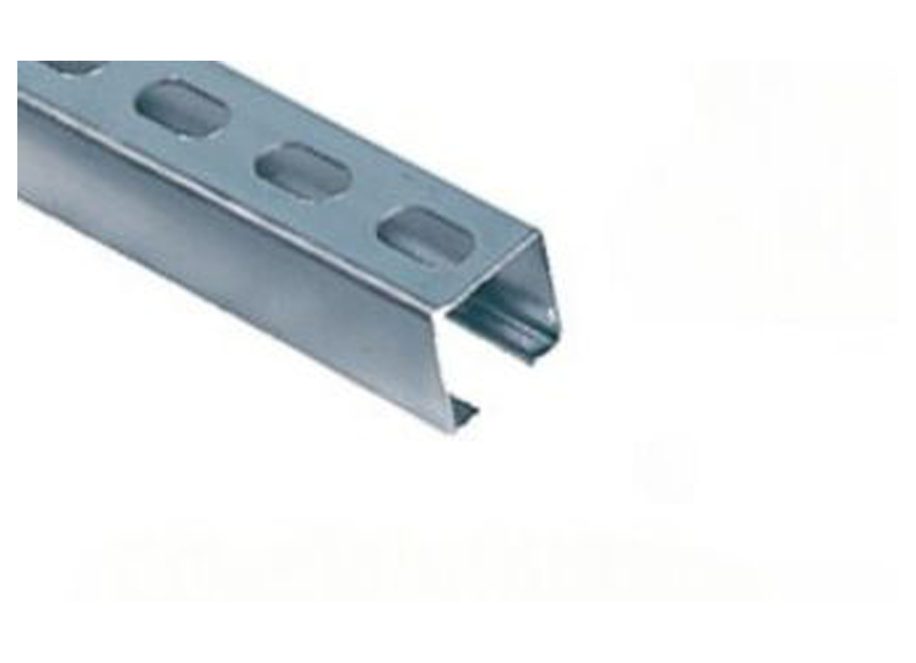 RAIL DE MONTAGE PERFORE ET GALVANISE 38X40X2MM - 2M