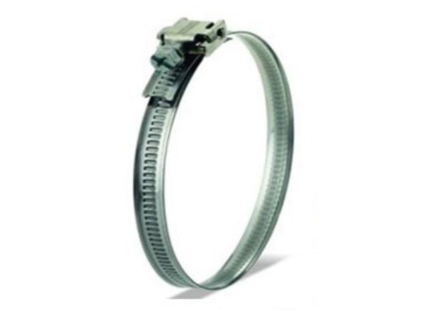 SLANGKLEM MET OPEN CONSTRUCTIE INOX A2 9MM-BAND W4