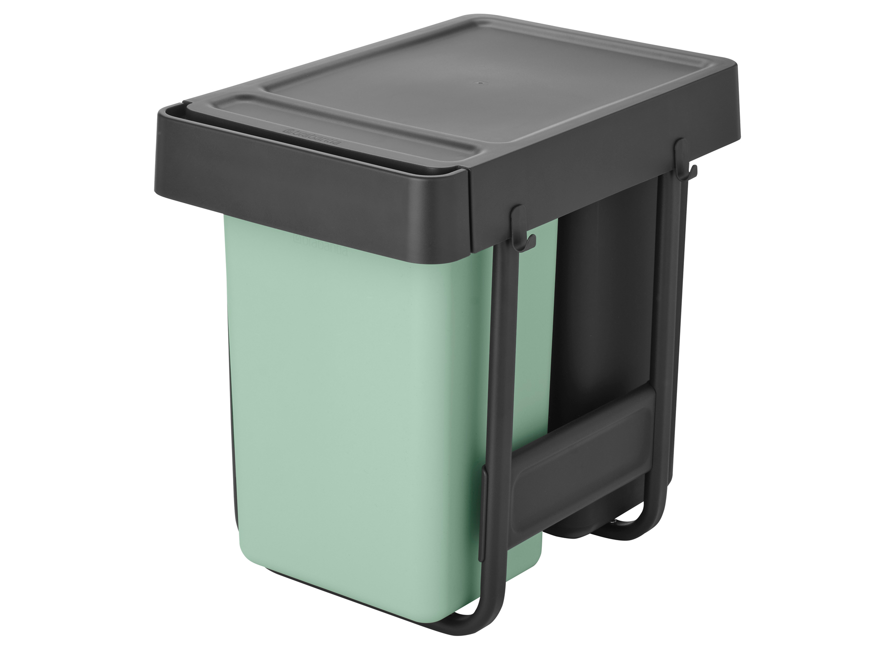 BRABANTIA POUBELLE ENCASTRABLE SORT&GO 2X15L - DARK GREY
