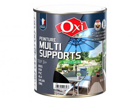 OXI VERF MULTI SUPPORT SATIJN ZWART RAL 9005 (0.5L)