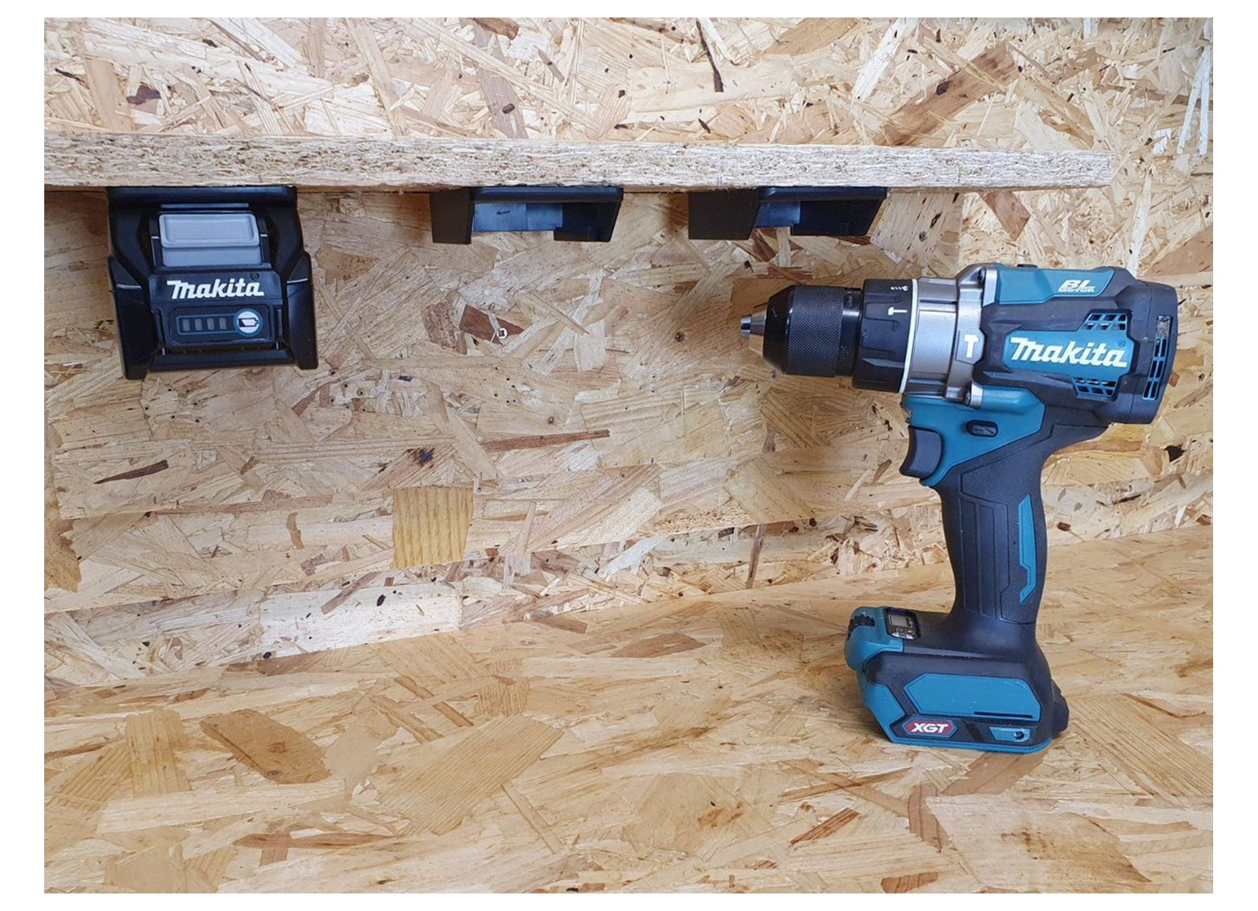 STEALTHMOUNTS ACCUHOUDER MAKITA 40V XGT BATTERIJEN BLAUW (6 PACK)
