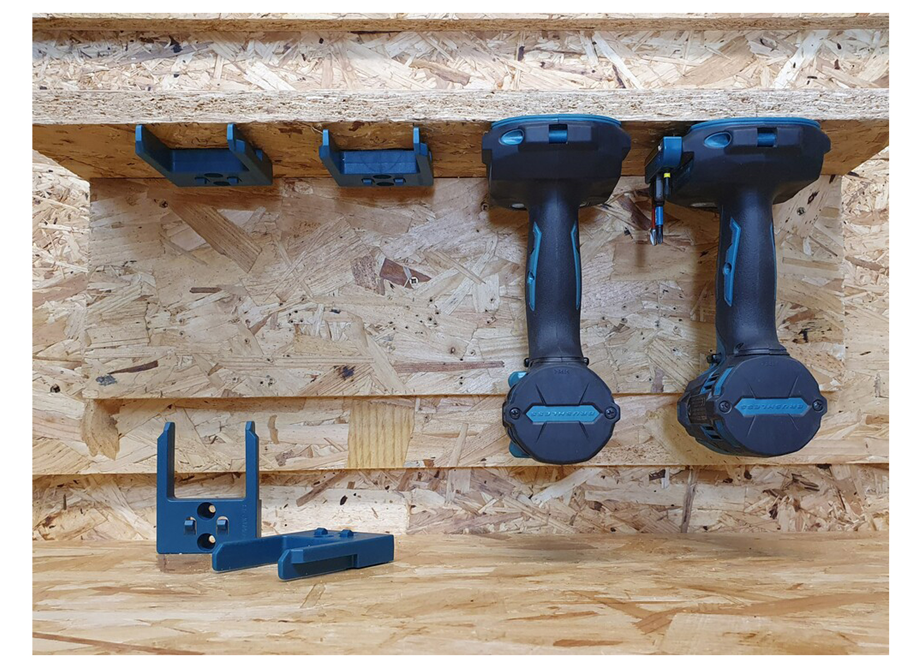 STEALTHMOUNTS TOOLHOUDER MAKITA 40V XGT ACCUTOOLS BLAUW (4 PACK)