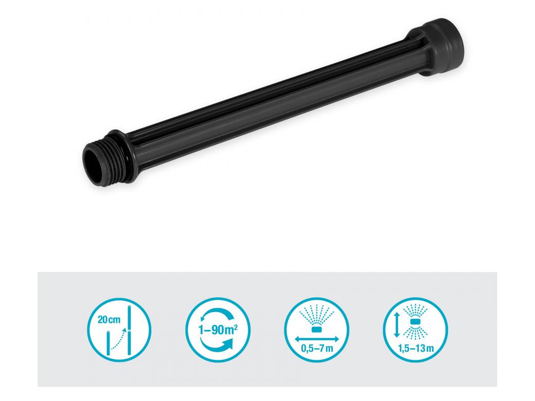 GARDENA Verlengbuis voor Zwenksproeier OS 90 - 20 cm - Set van 2 stuks