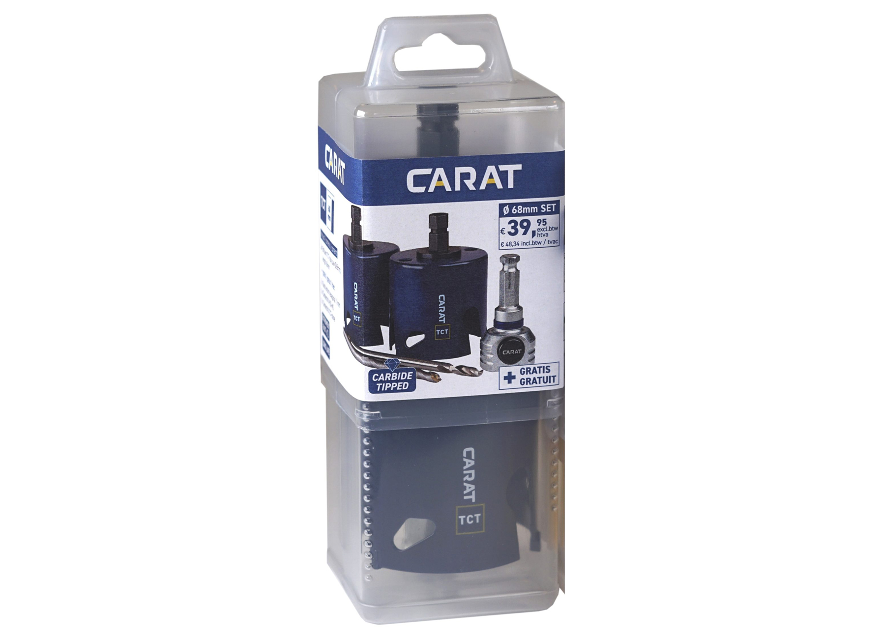 CARAT KIT DE DEMARRAGE - SCIE CLOCHE TCT + HEX11 & 2 FORETS & INBUS