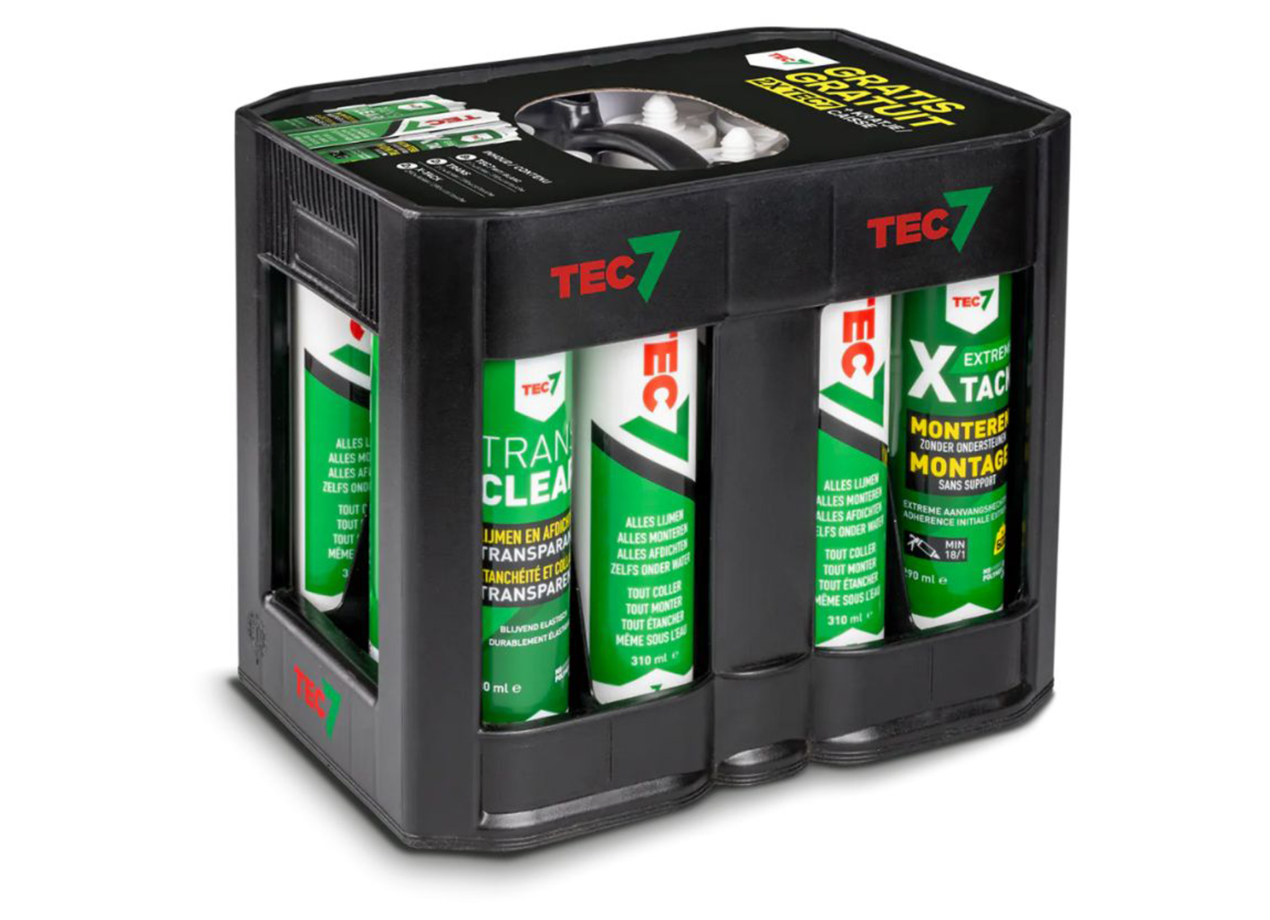 TEC7 KIT DE DEMARRAGE 8X TEC7 + 2X TRANS CLEAR + 2X X-TACK