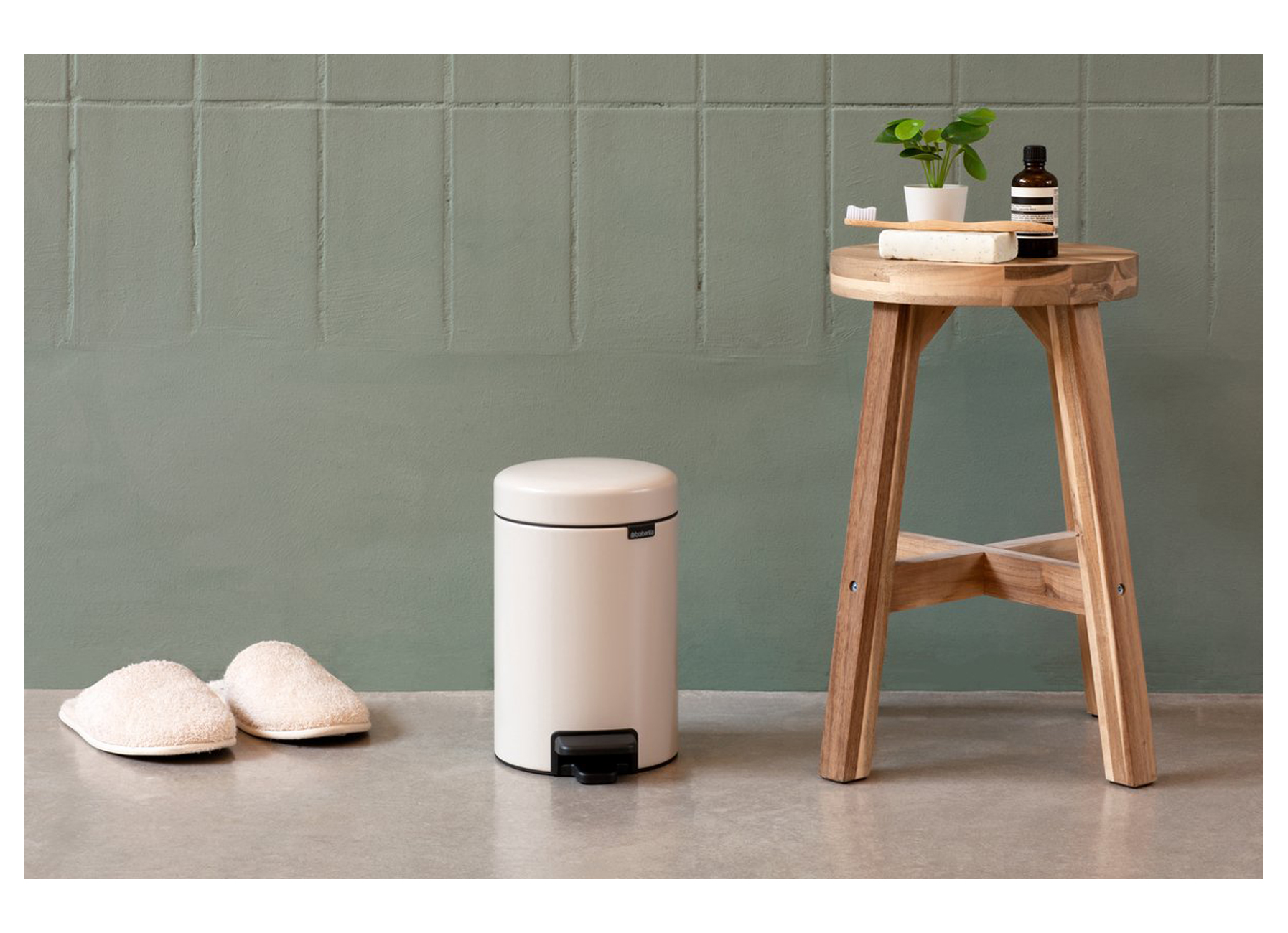 BRABANTIA PEDALETTE NEWICON 5L SOFT BEIGE