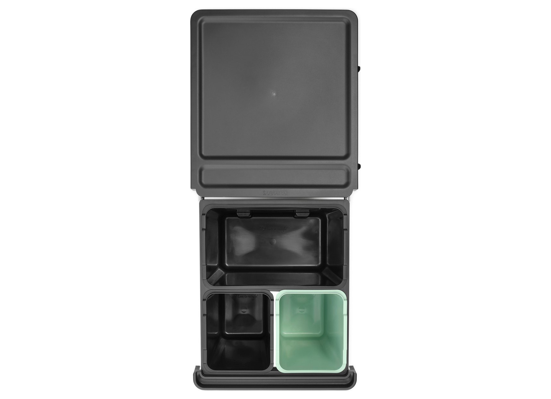 BRABANTIA SORT & GO INBOUW VUILBAK 10+10+20L GREEN & DARK