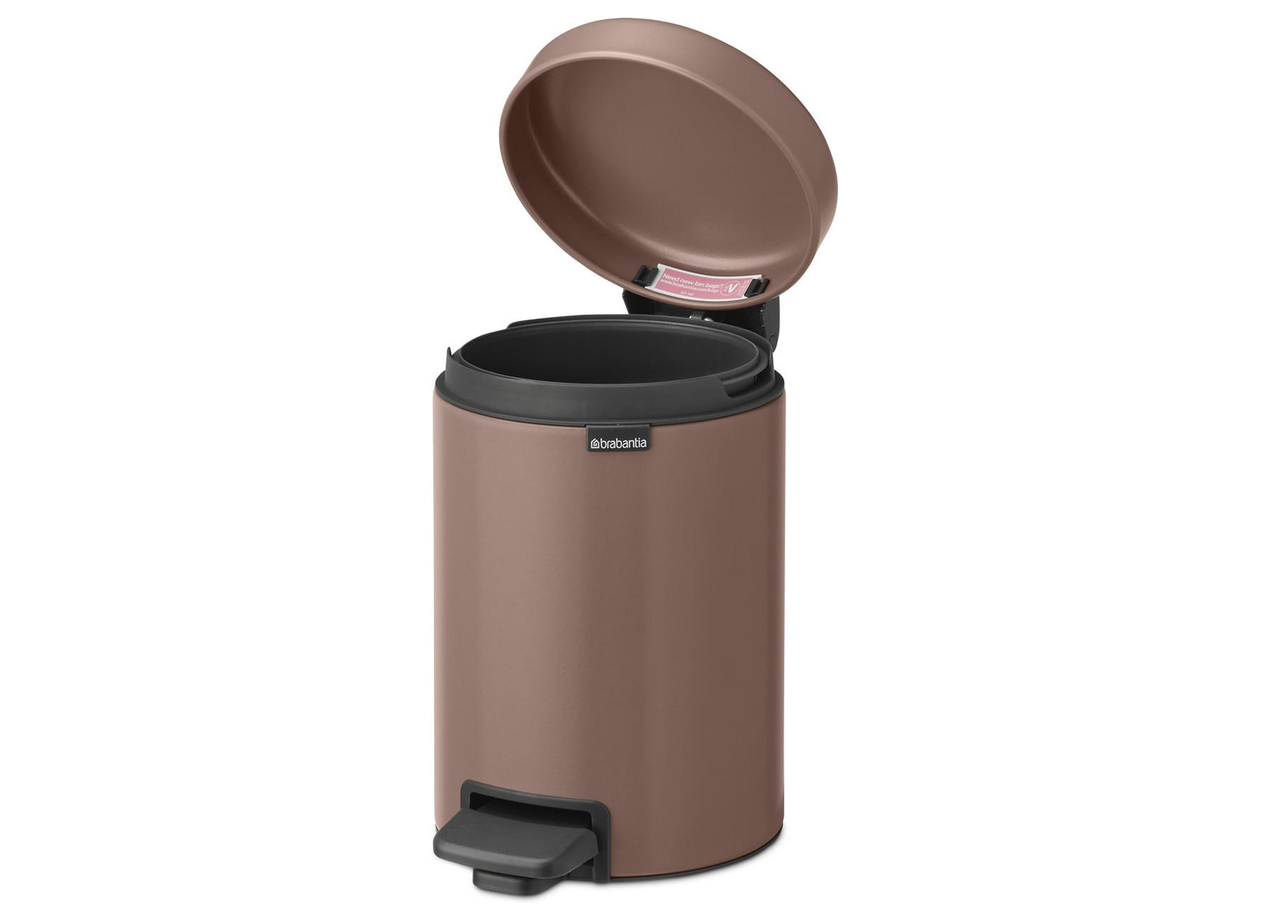 BRABANTIA PEDAALEMMER NEWICON 3L SATIN TAUPE