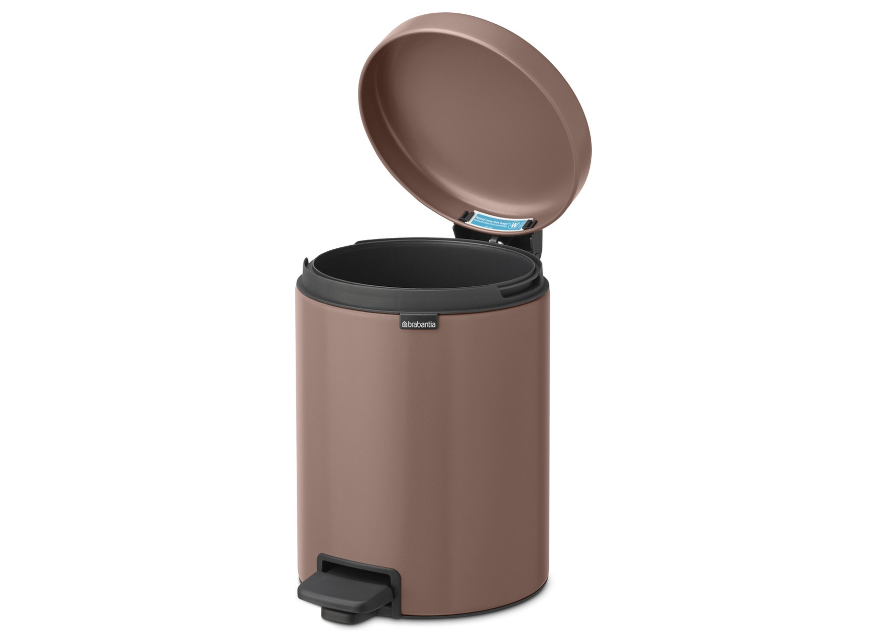 BRABANTIA PEDAALEMMER NEWICON 5L SATIN TAUPE