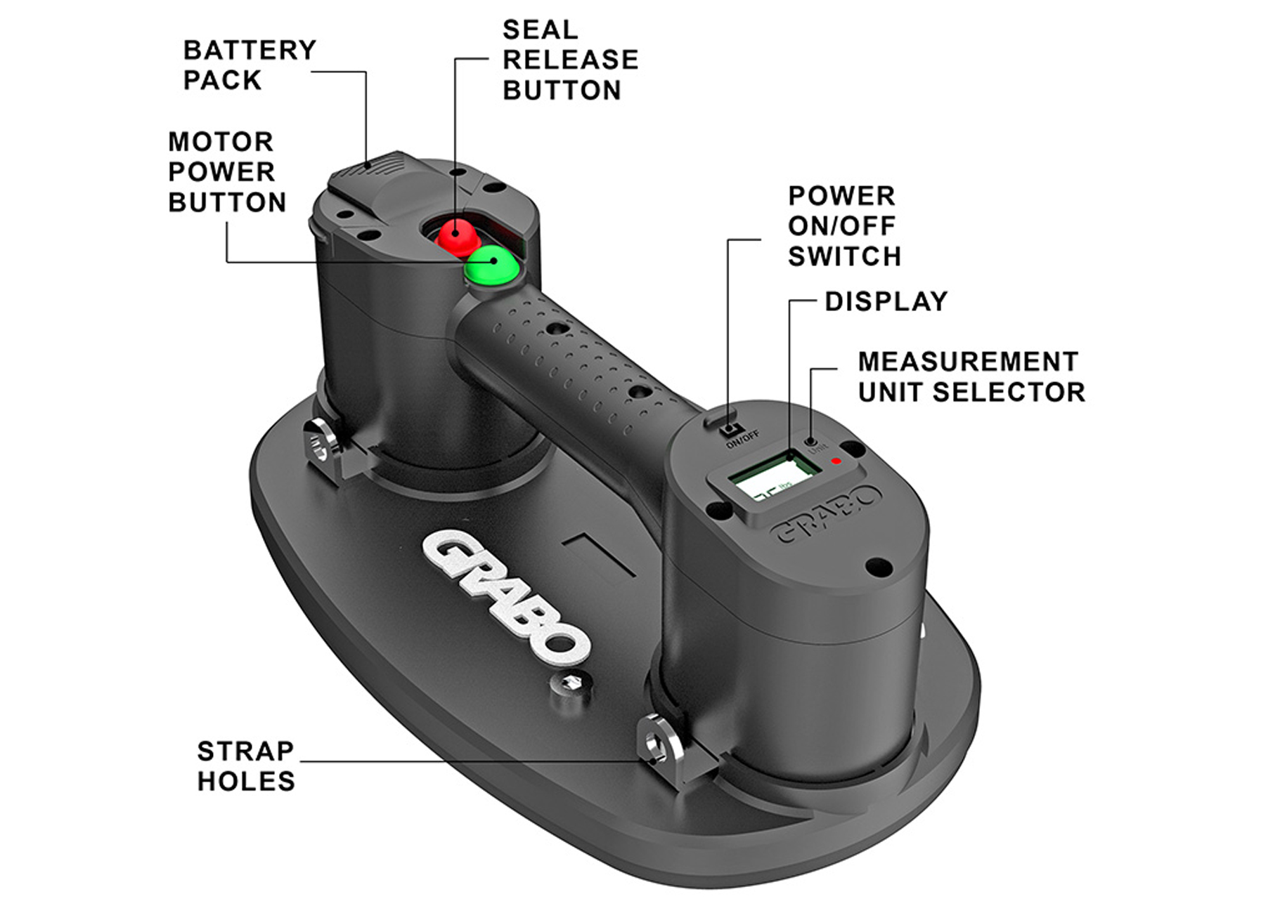 GRABO PRO ELECTRISCHE VACUUMZUIGER 120KG